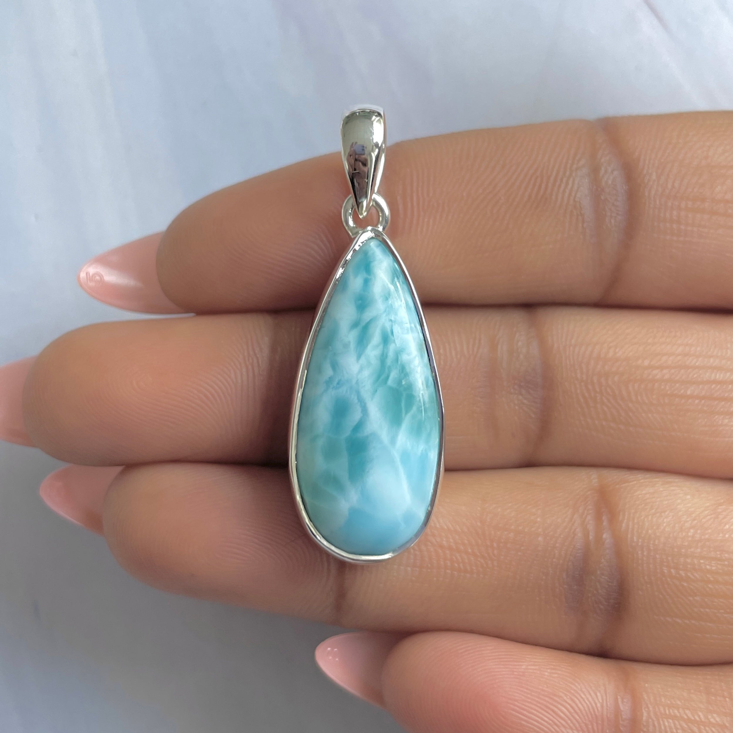 Larimar Pendant-(LAR-P-1868.)