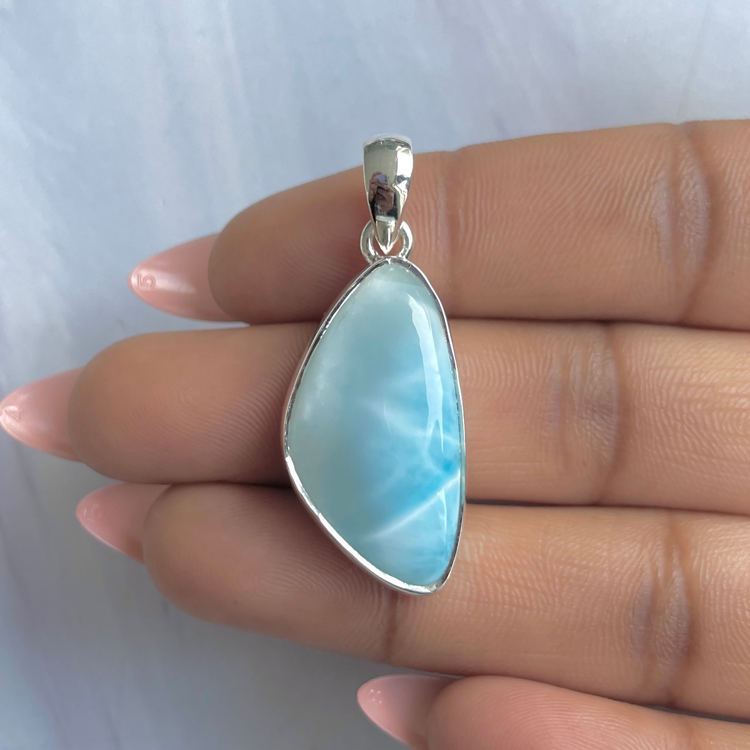 Larimar Pendant-(LAR-P-1871.)