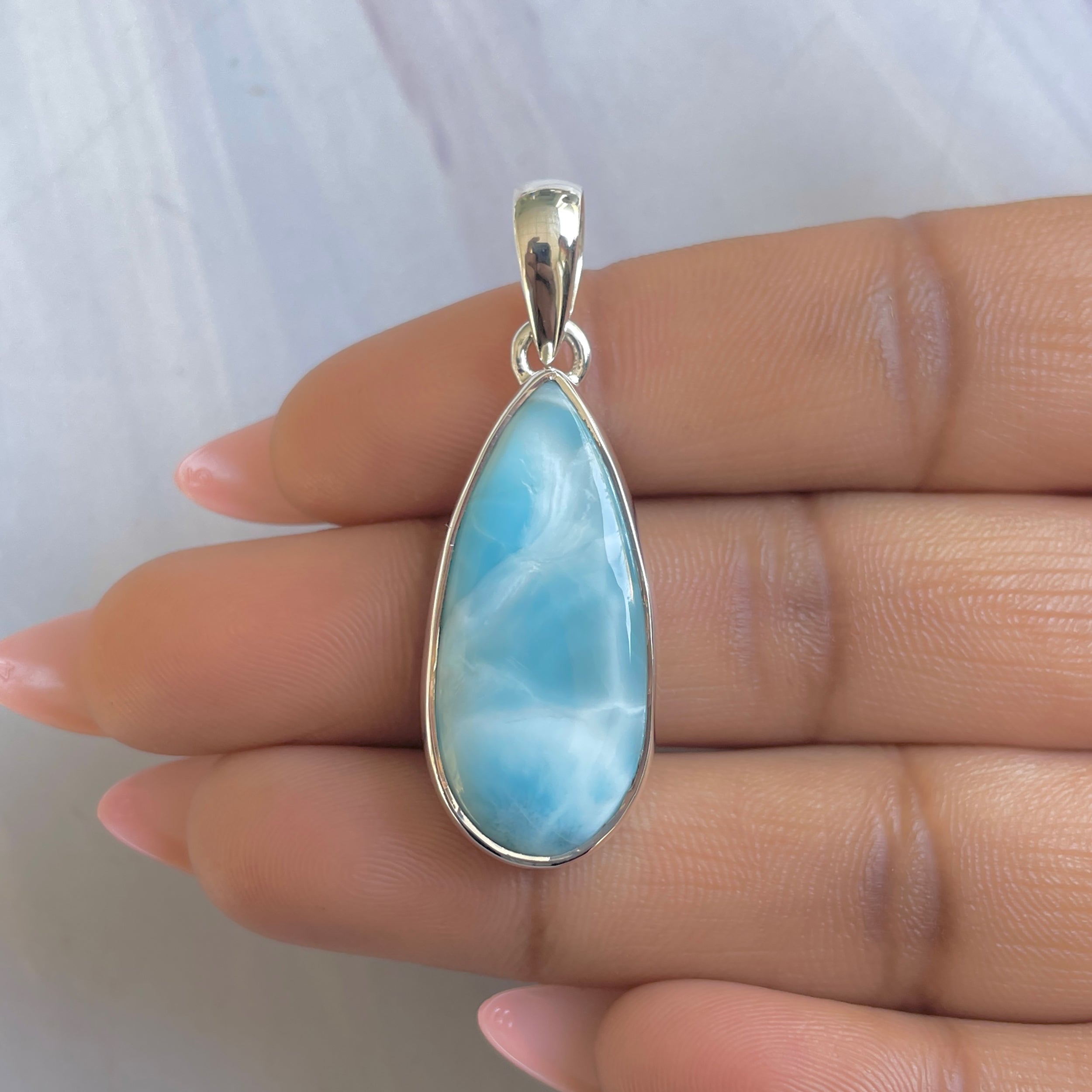 Larimar Pendant-(LAR-P-1888.)