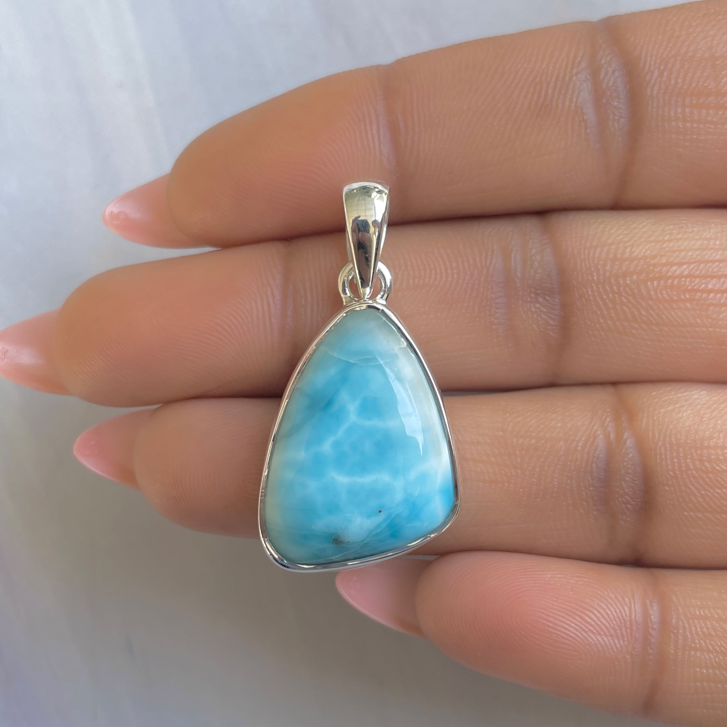 Larimar Pendant-(LAR-P-1890.)