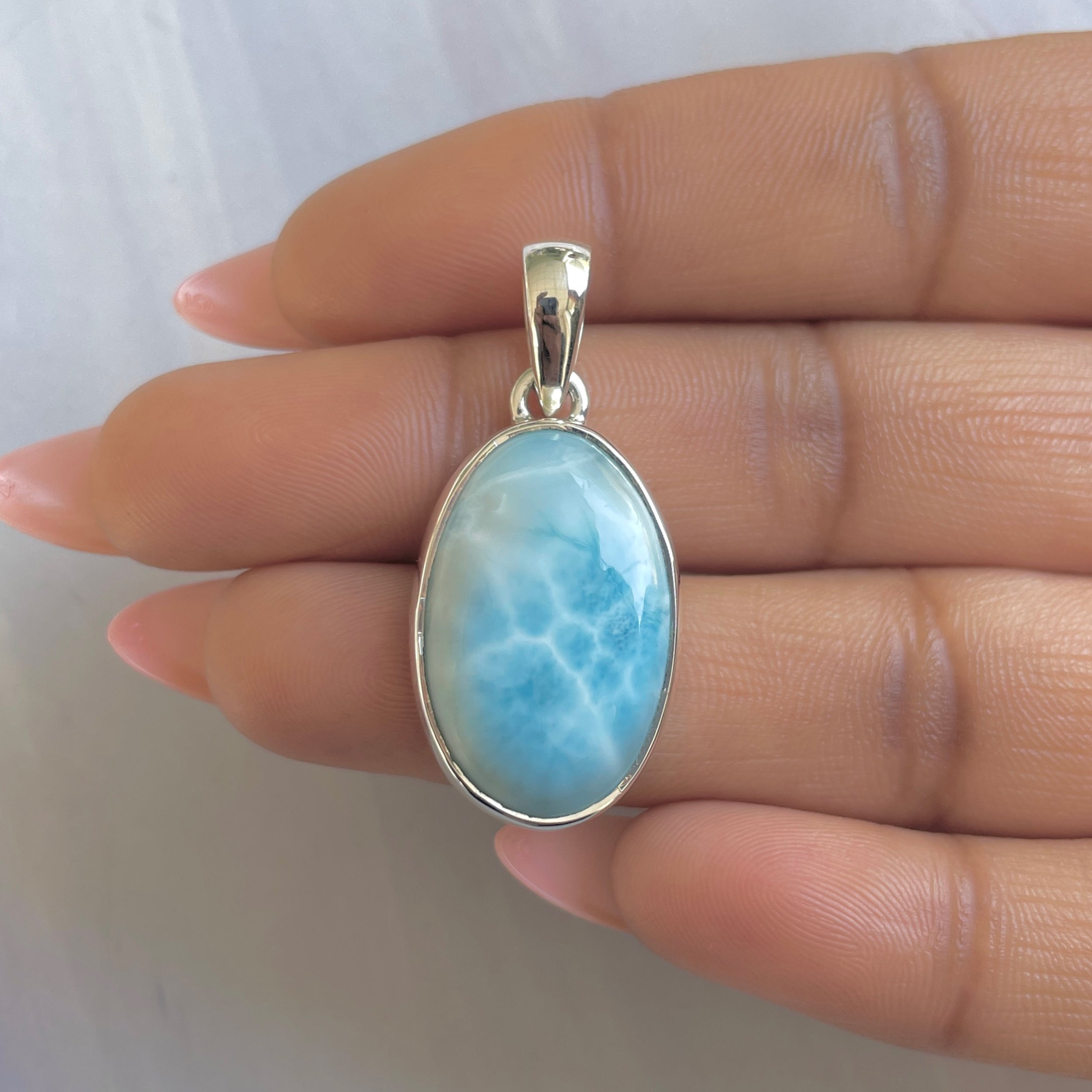 Larimar Pendant-(LAR-P-1891.)