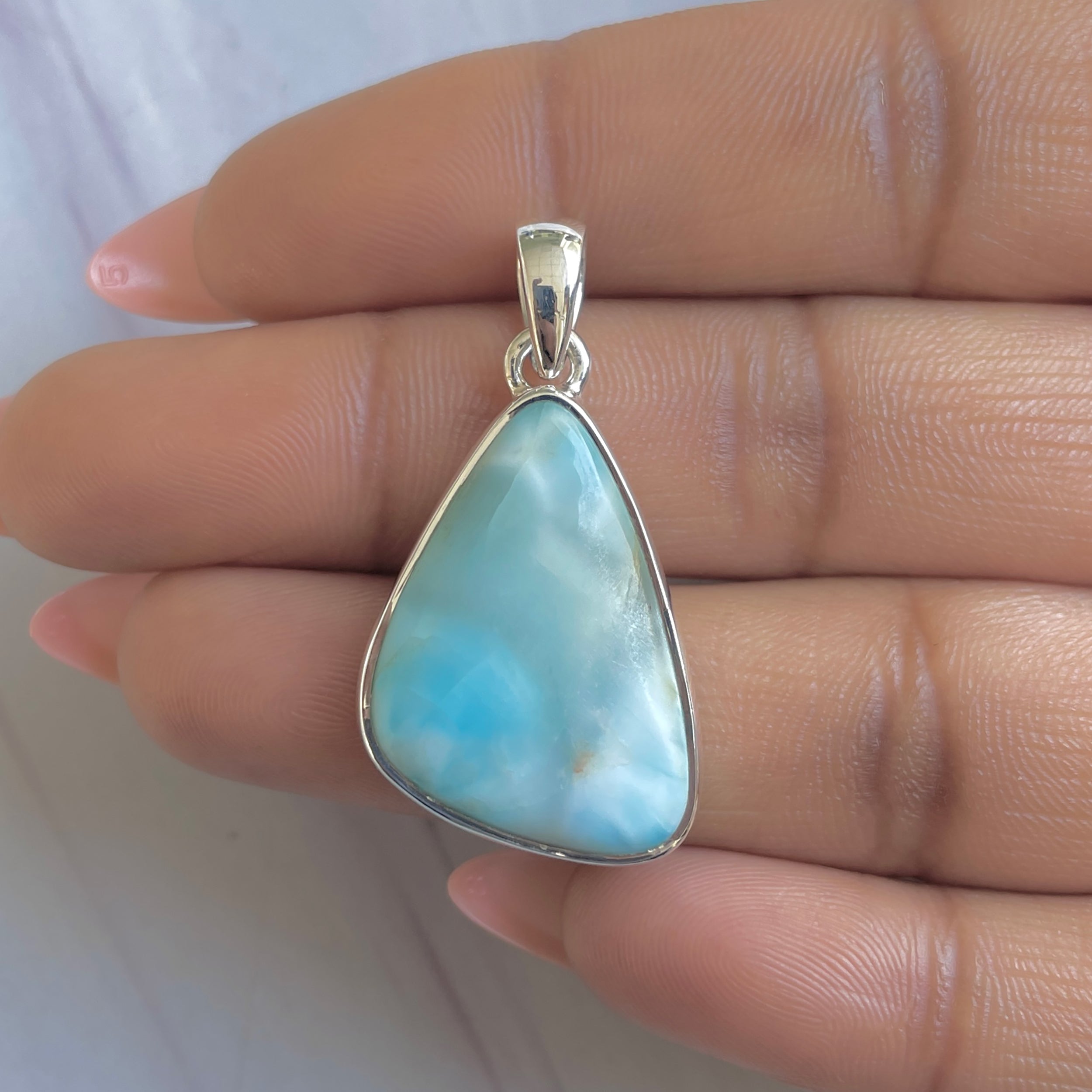 Larimar Pendant-(LAR-P-1893.)
