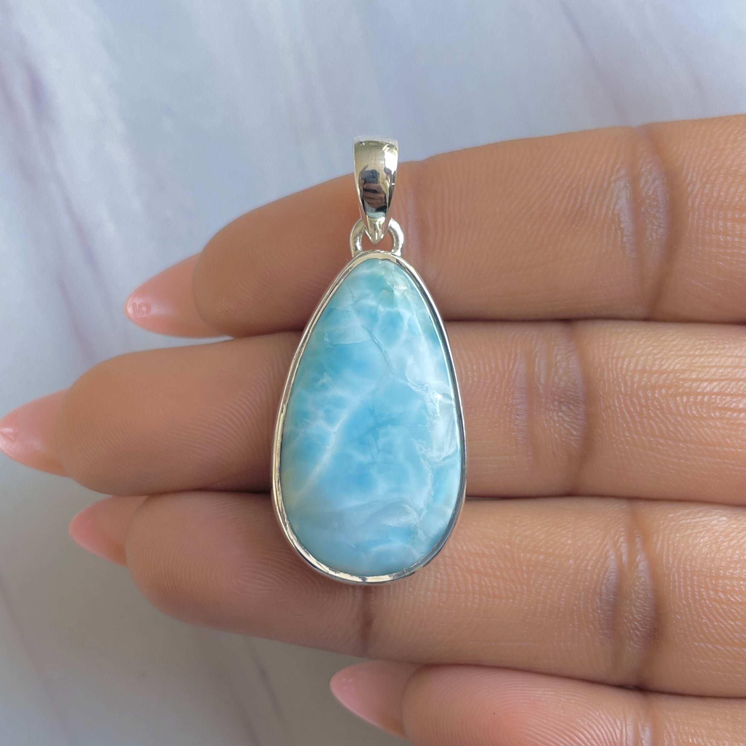 Larimar Pendant-(LAR-P-1900.)