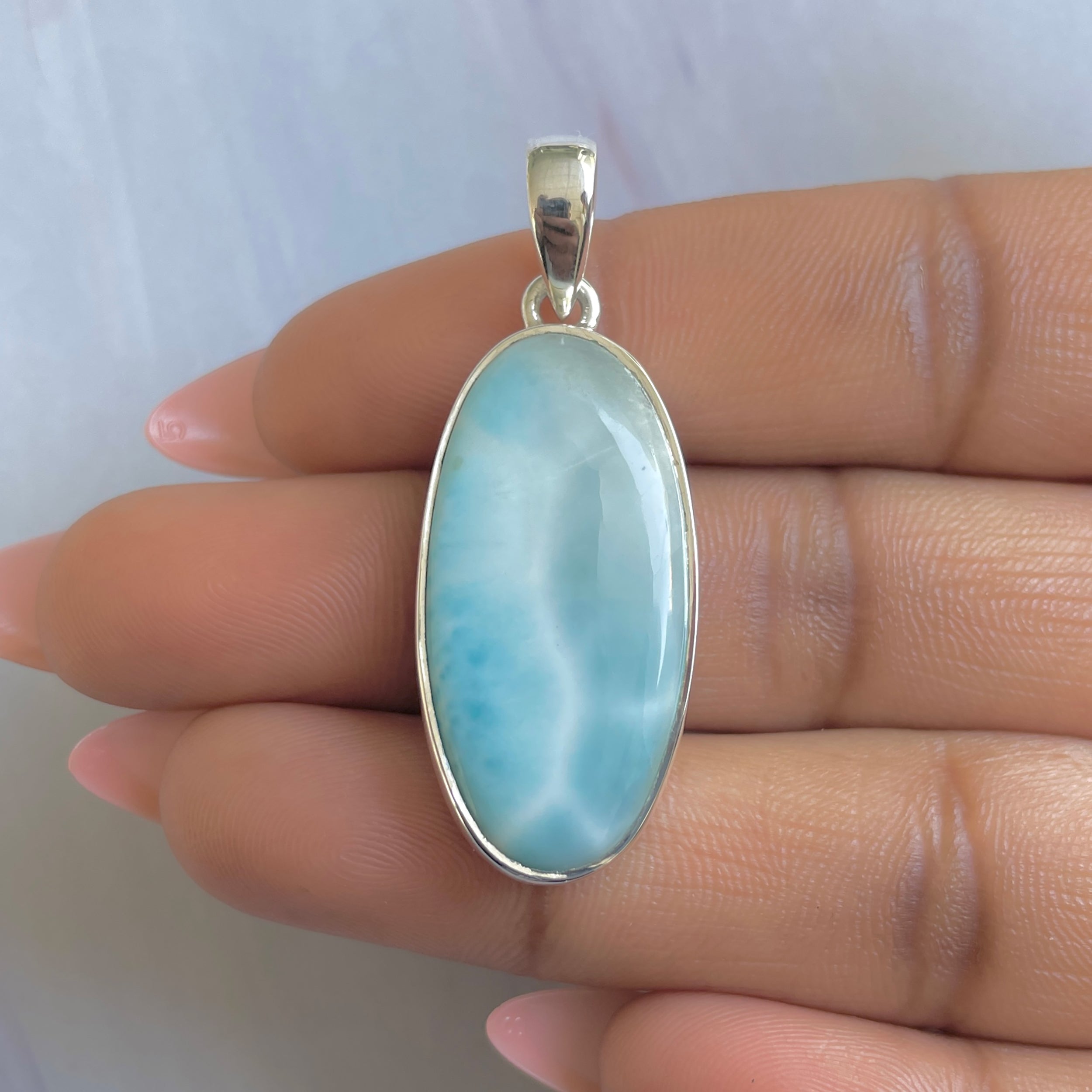 Larimar Pendant-(LAR-P-1902.)