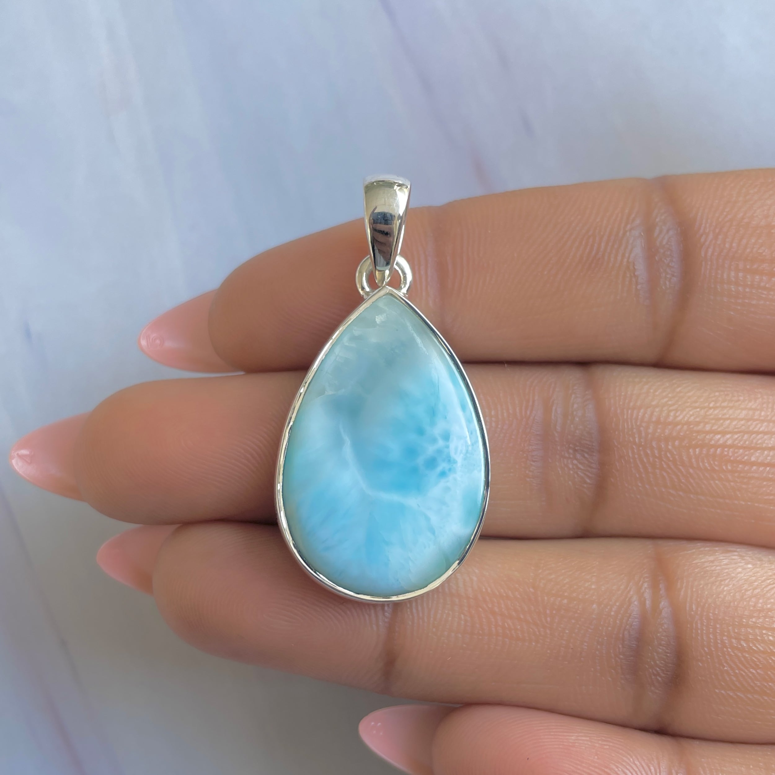 Larimar Pendant-(LAR-P-1903.)