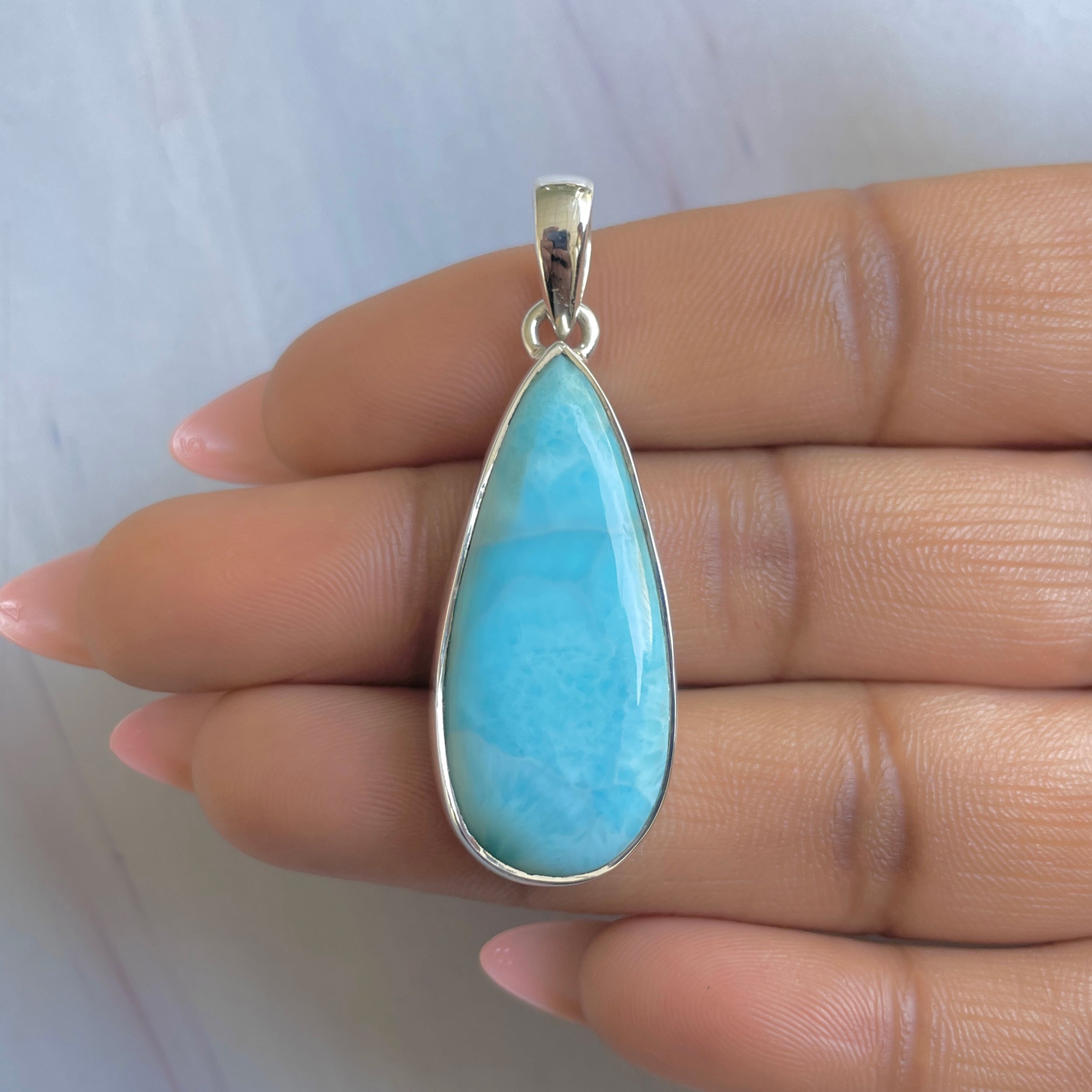 Larimar Pendant-(LAR-P-1906.)