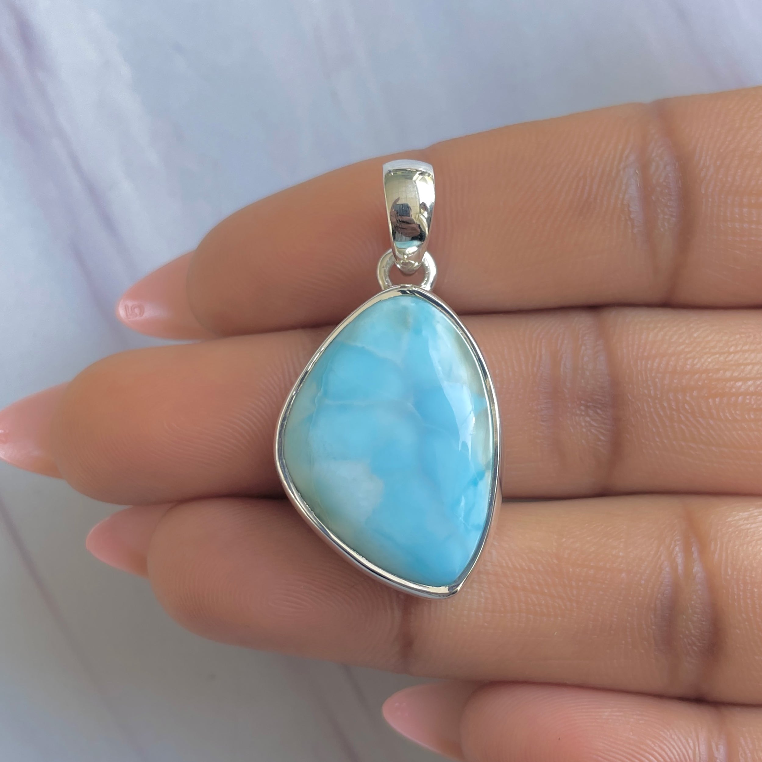 Larimar Pendant-(LAR-P-1908.)