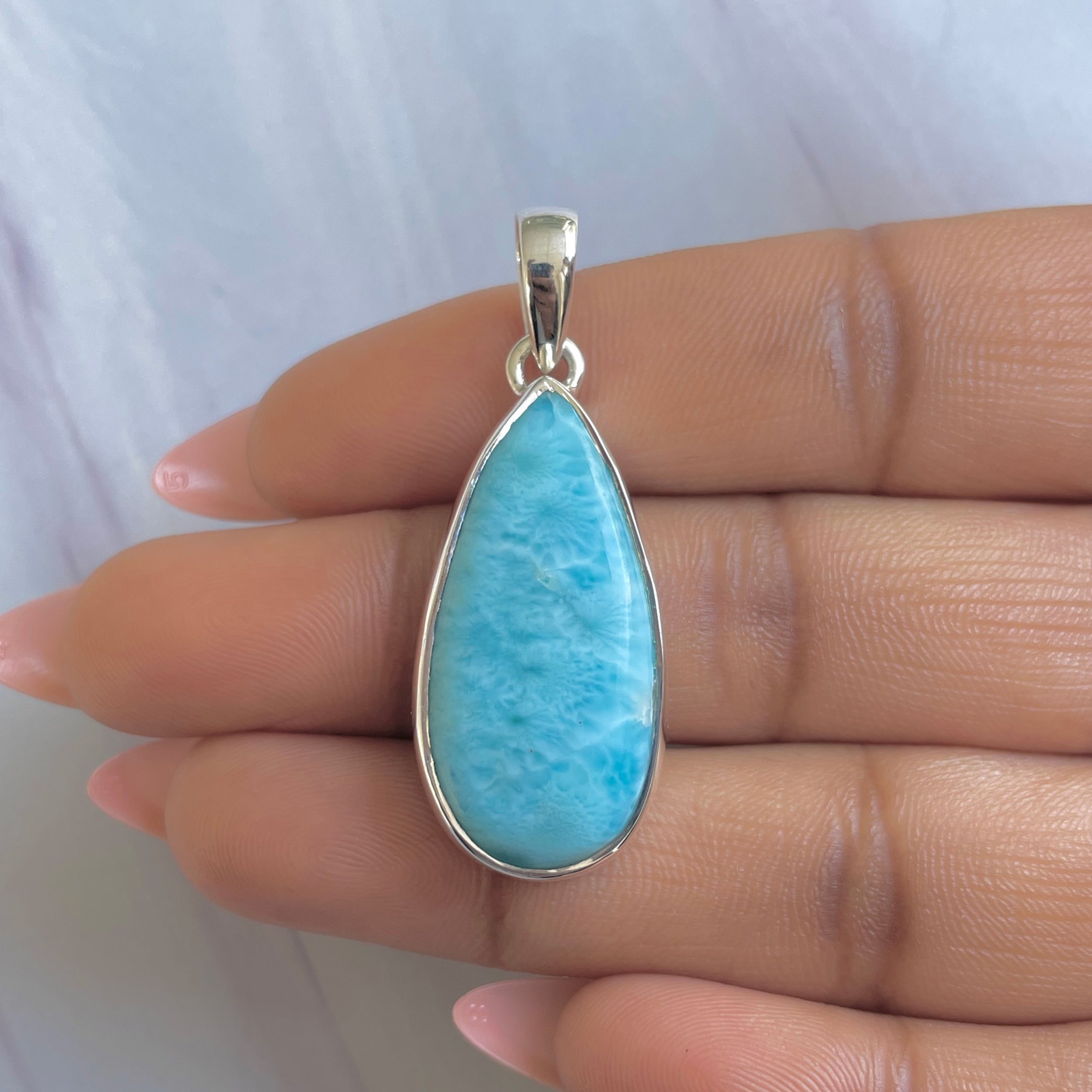 Larimar Pendant-(LAR-P-1911.)