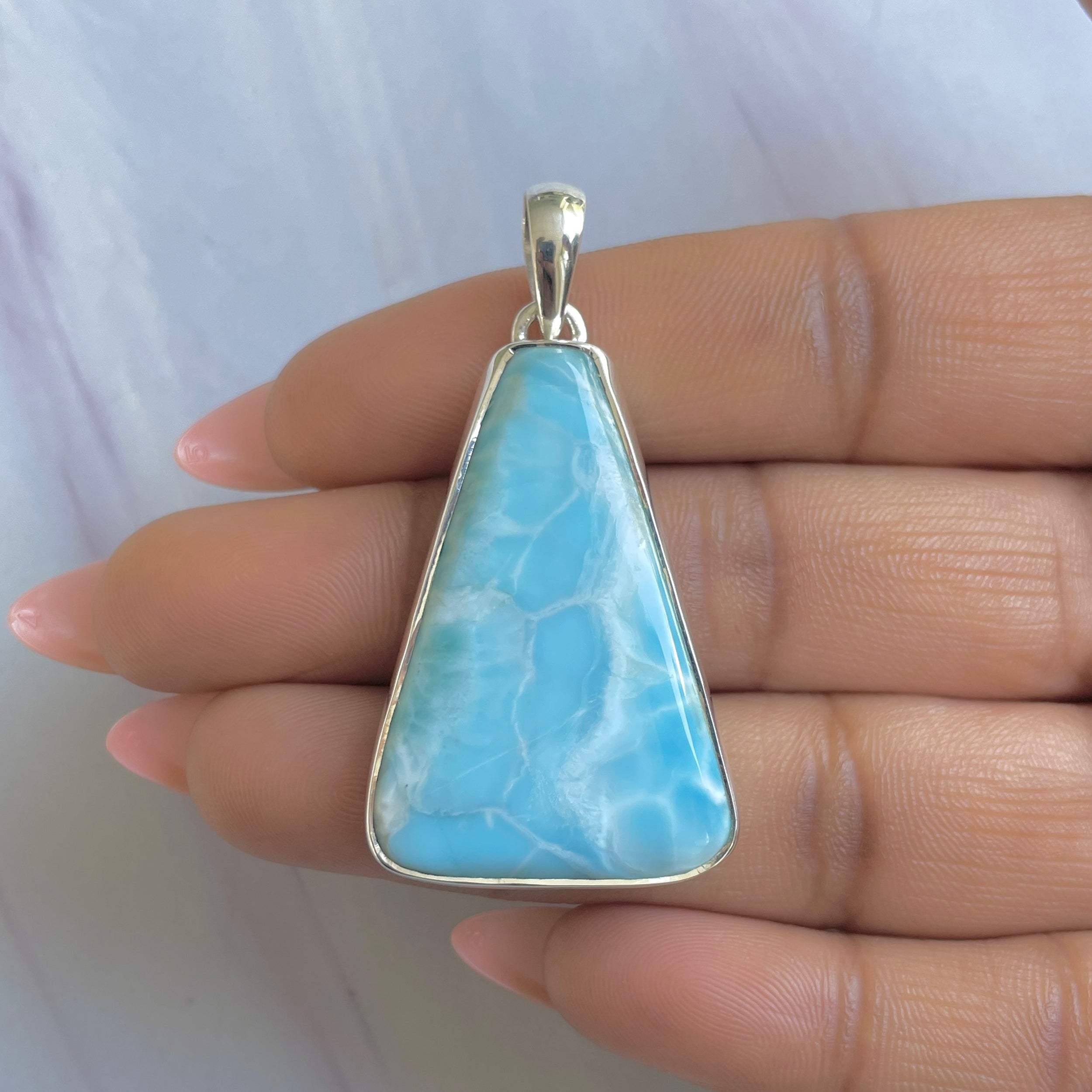 Larimar Pendant-(LAR-P-1915.)