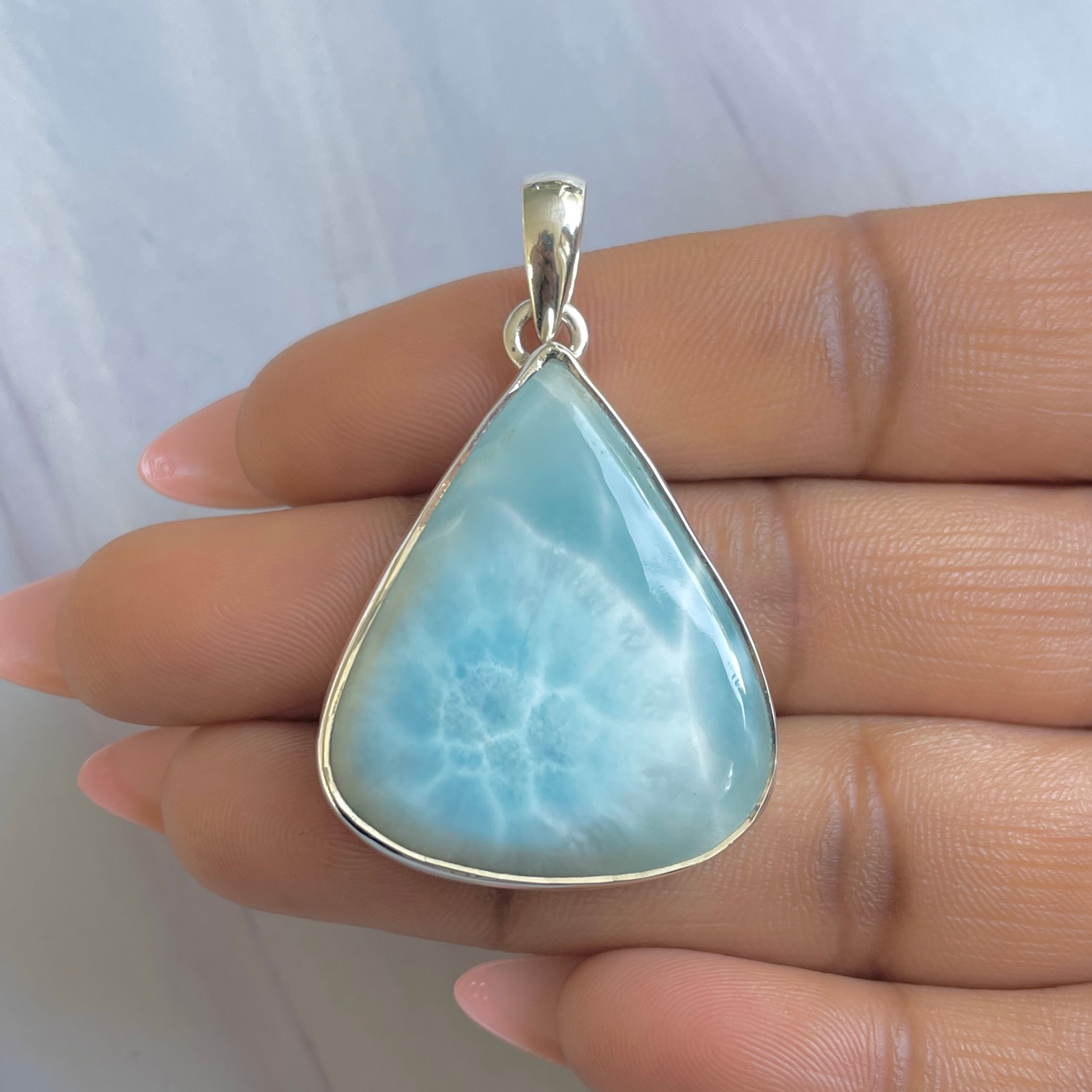 Larimar Pendant-(LAR-P-1917.)