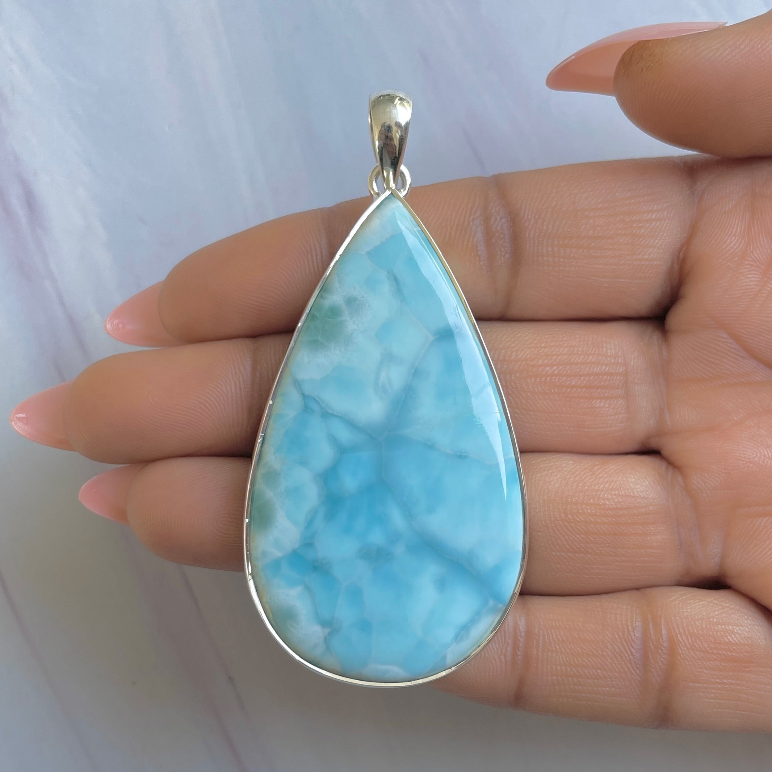 Larimar Pendant-(LAR-P-1921.)