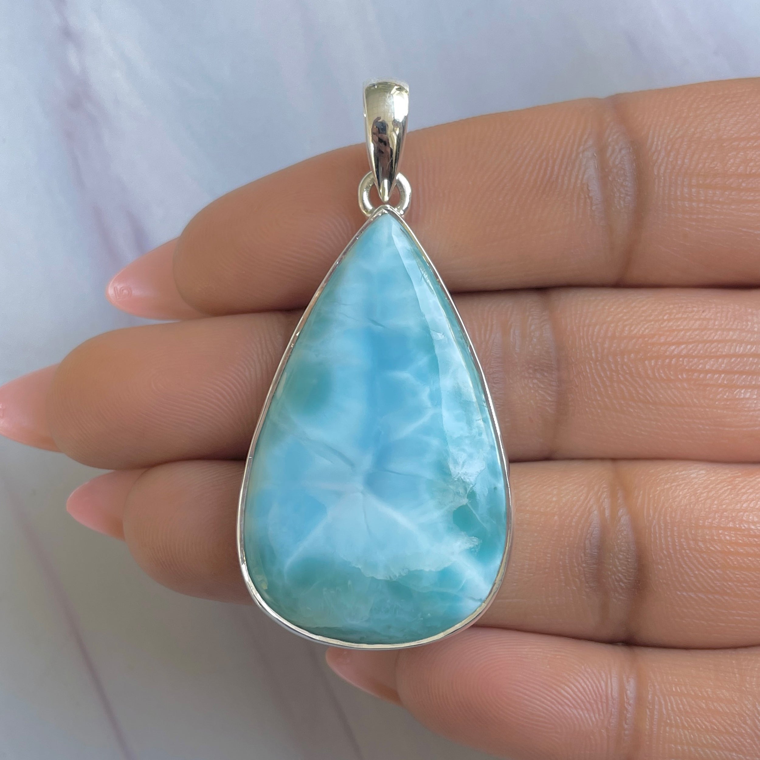Larimar Pendant-(LAR-P-1922.)