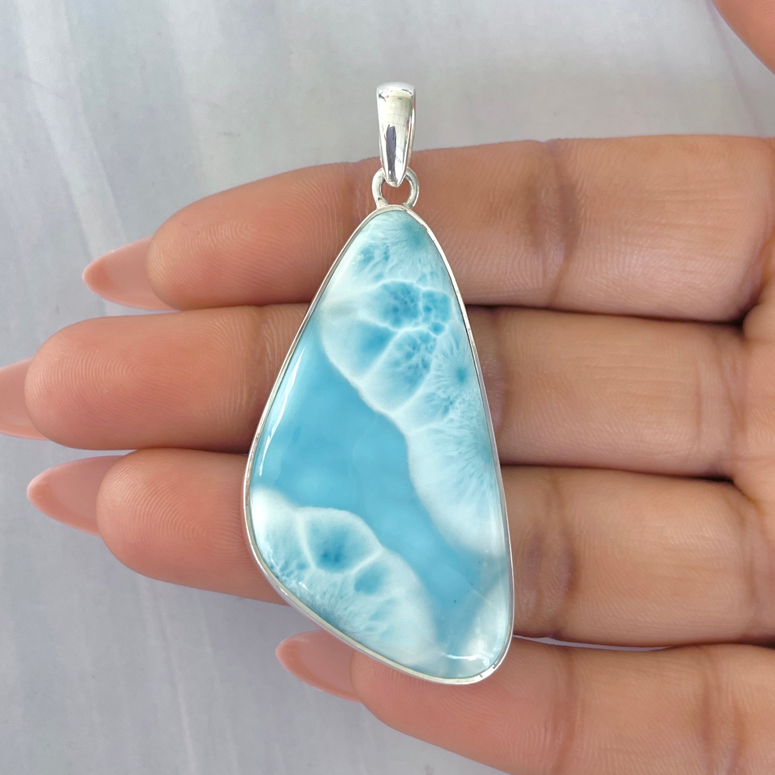 Larimar Pendant-(LAR-P-1924.)