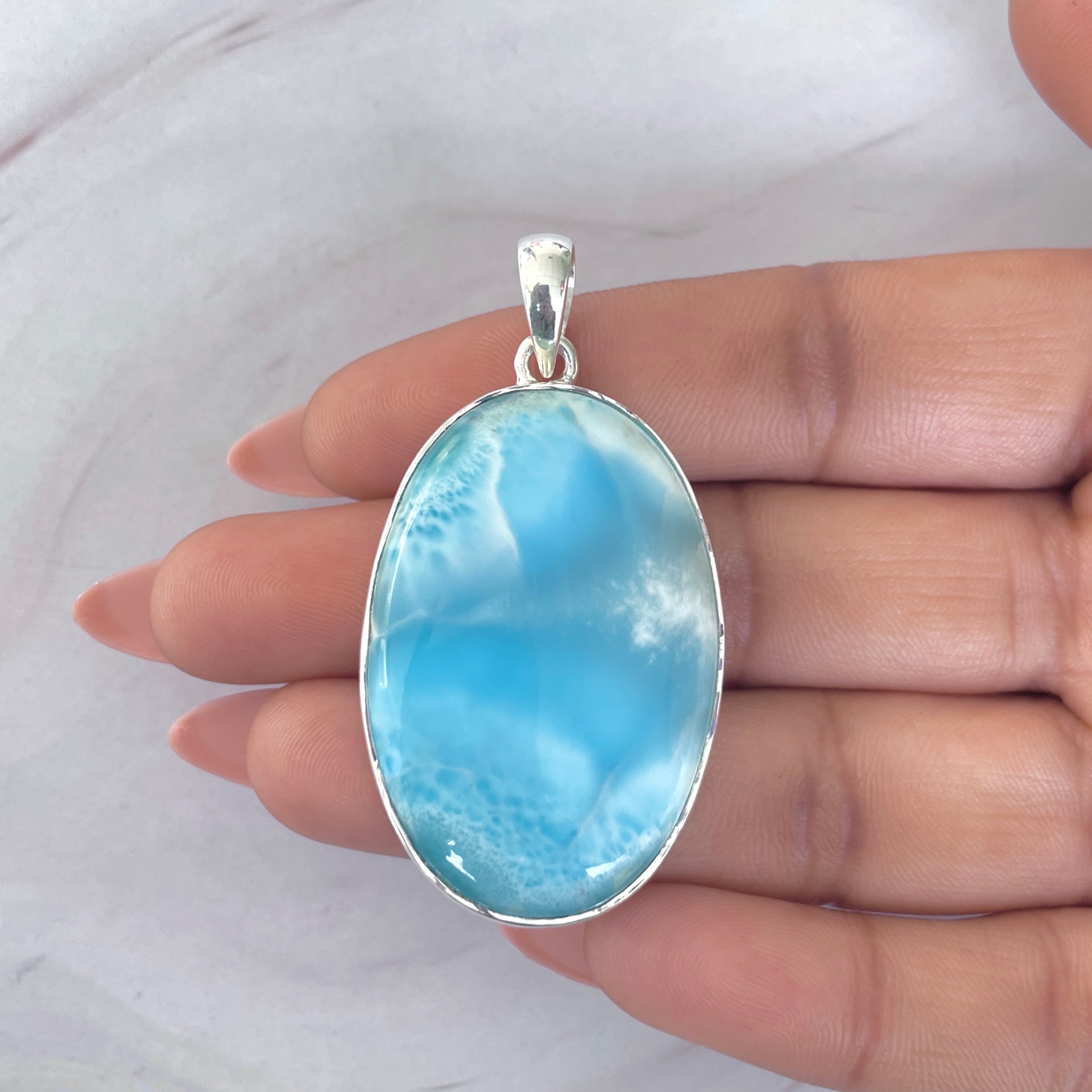 Larimar Pendant-(LAR-P-1925.)