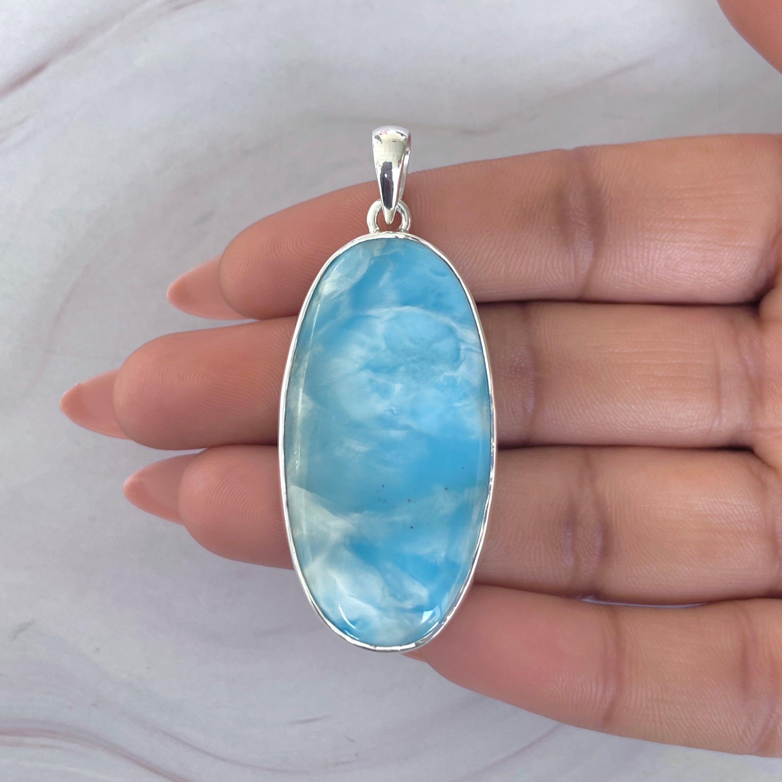 Larimar Pendant-(LAR-P-1927.)