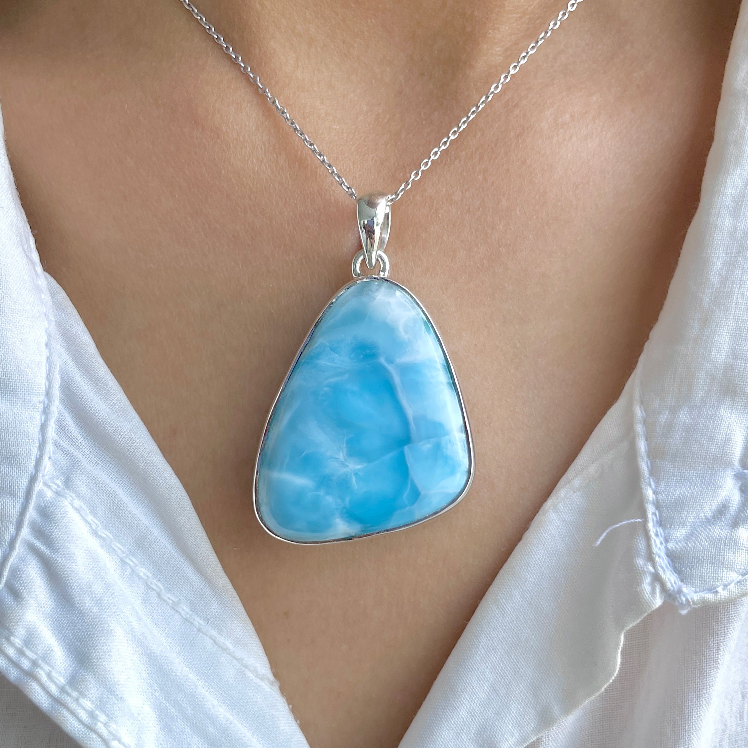Larimar Pendant-(LAR-P-1930.)