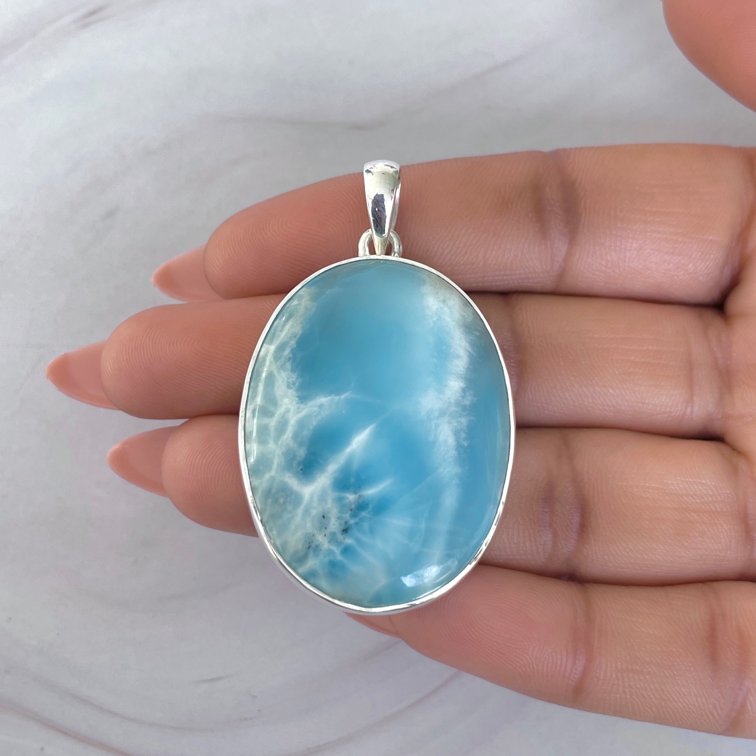 Larimar Pendant-(LAR-P-1931.)