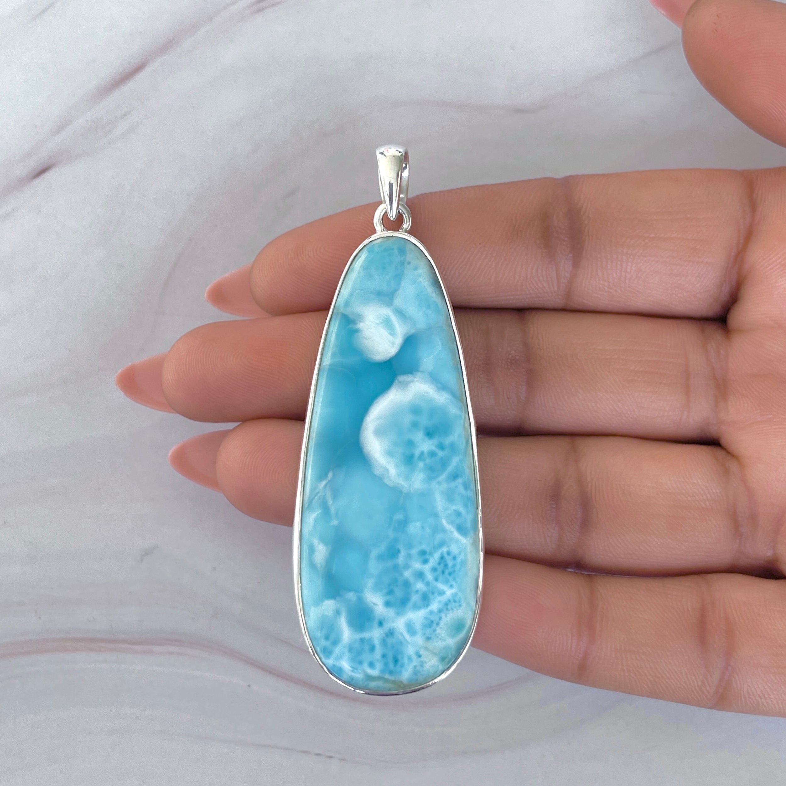 Larimar Pendant-(LAR-P-1934.)