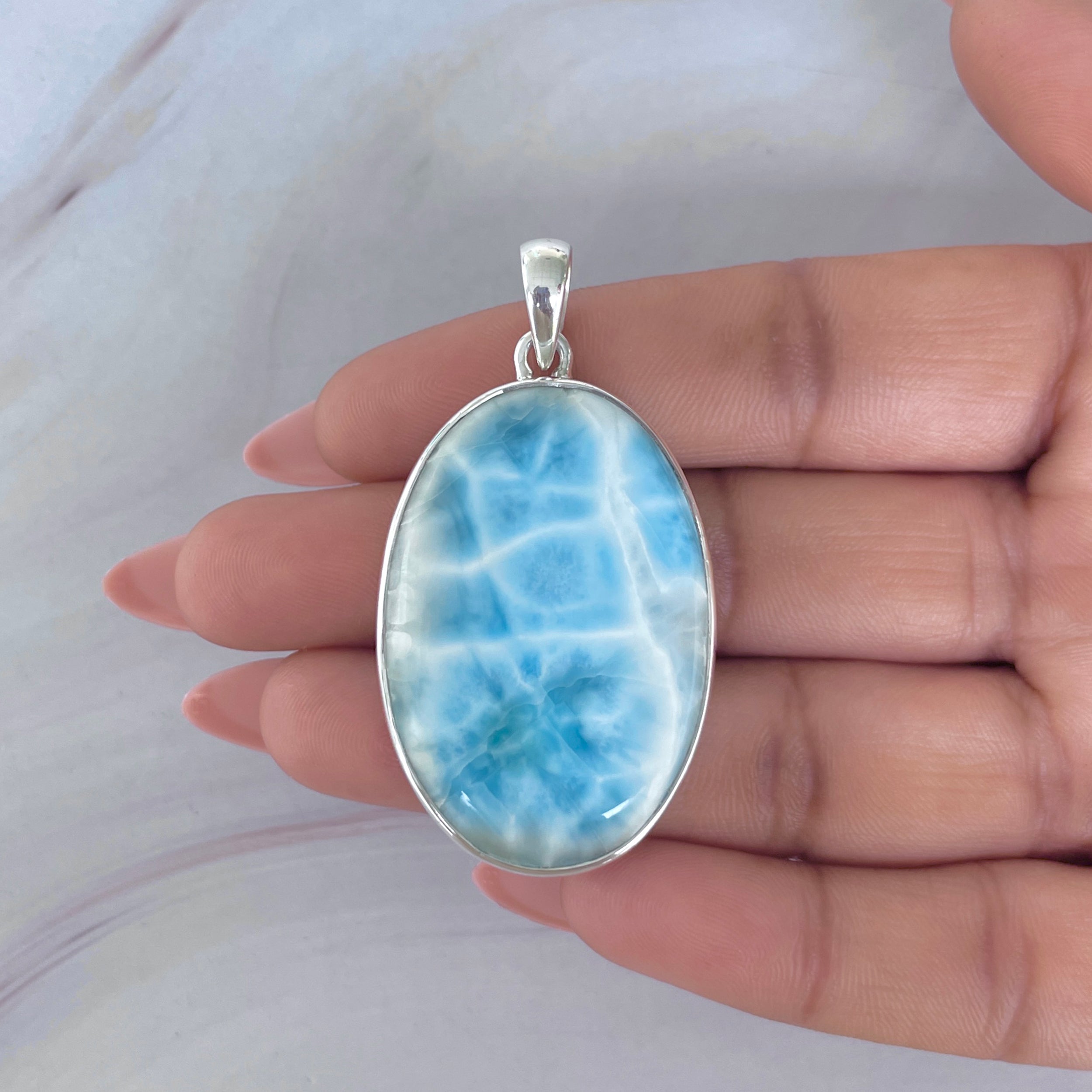 Larimar Pendant-(LAR-P-1935.)