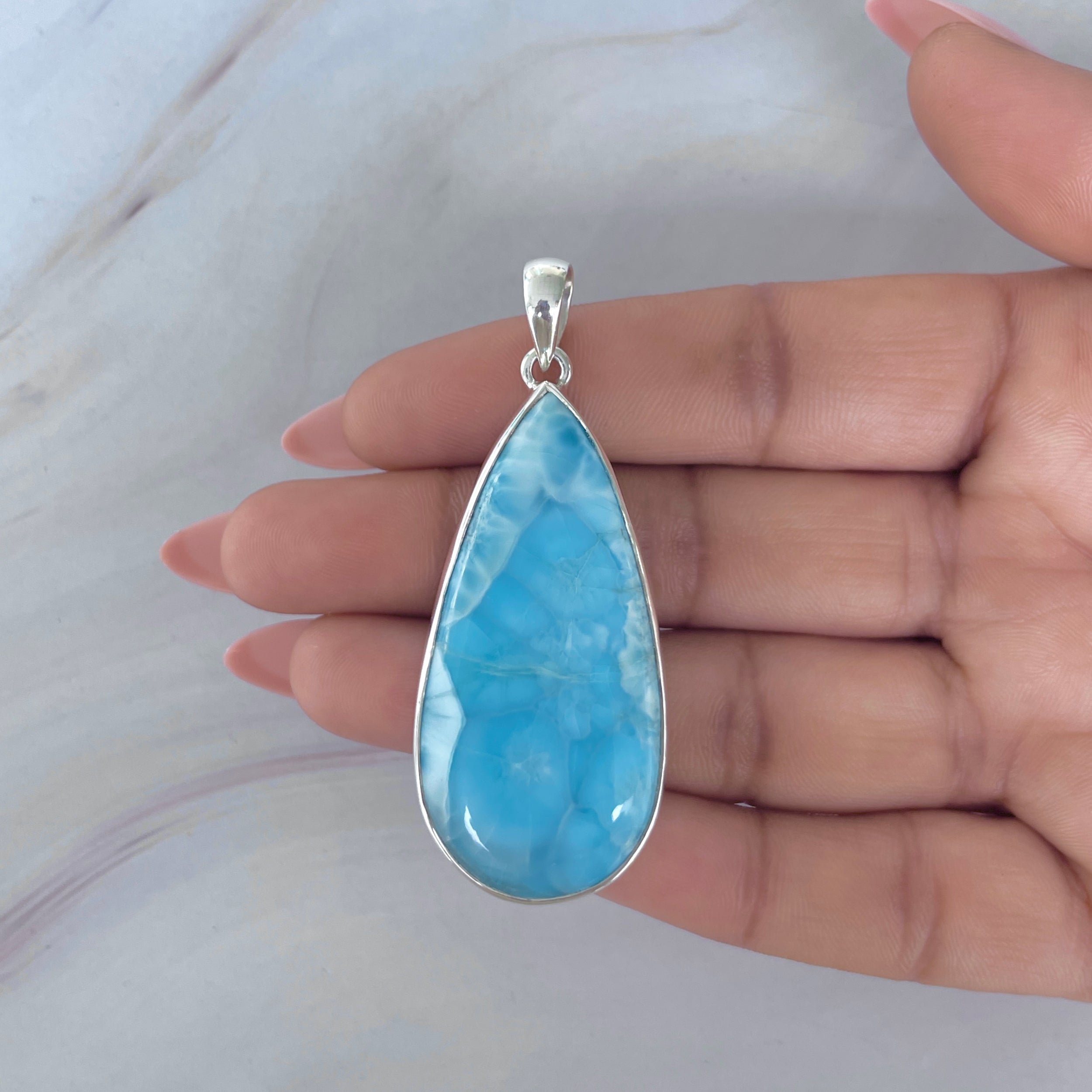 Larimar Pendant-(LAR-P-1936.)