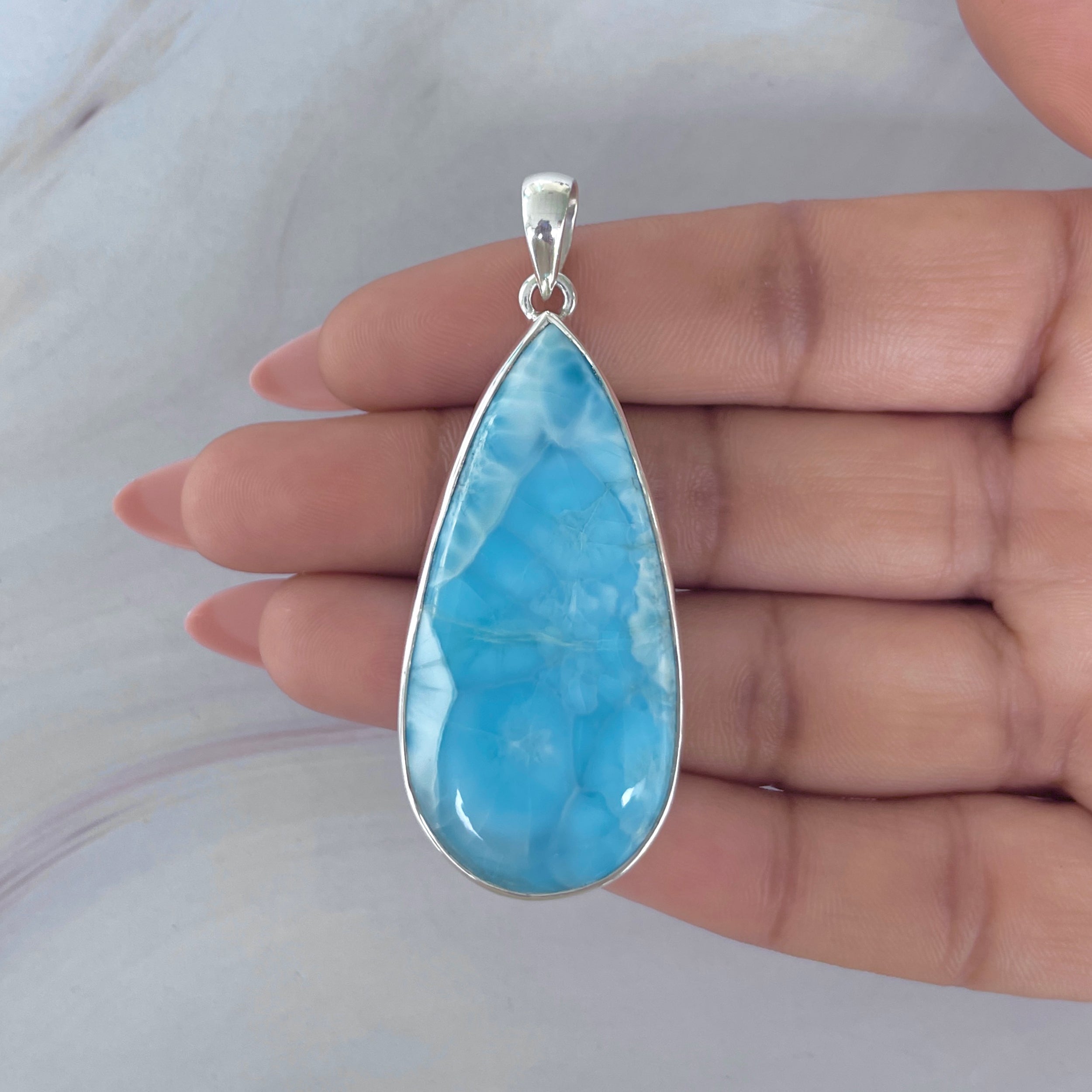 Larimar Pendant-(LAR-P-1936.)