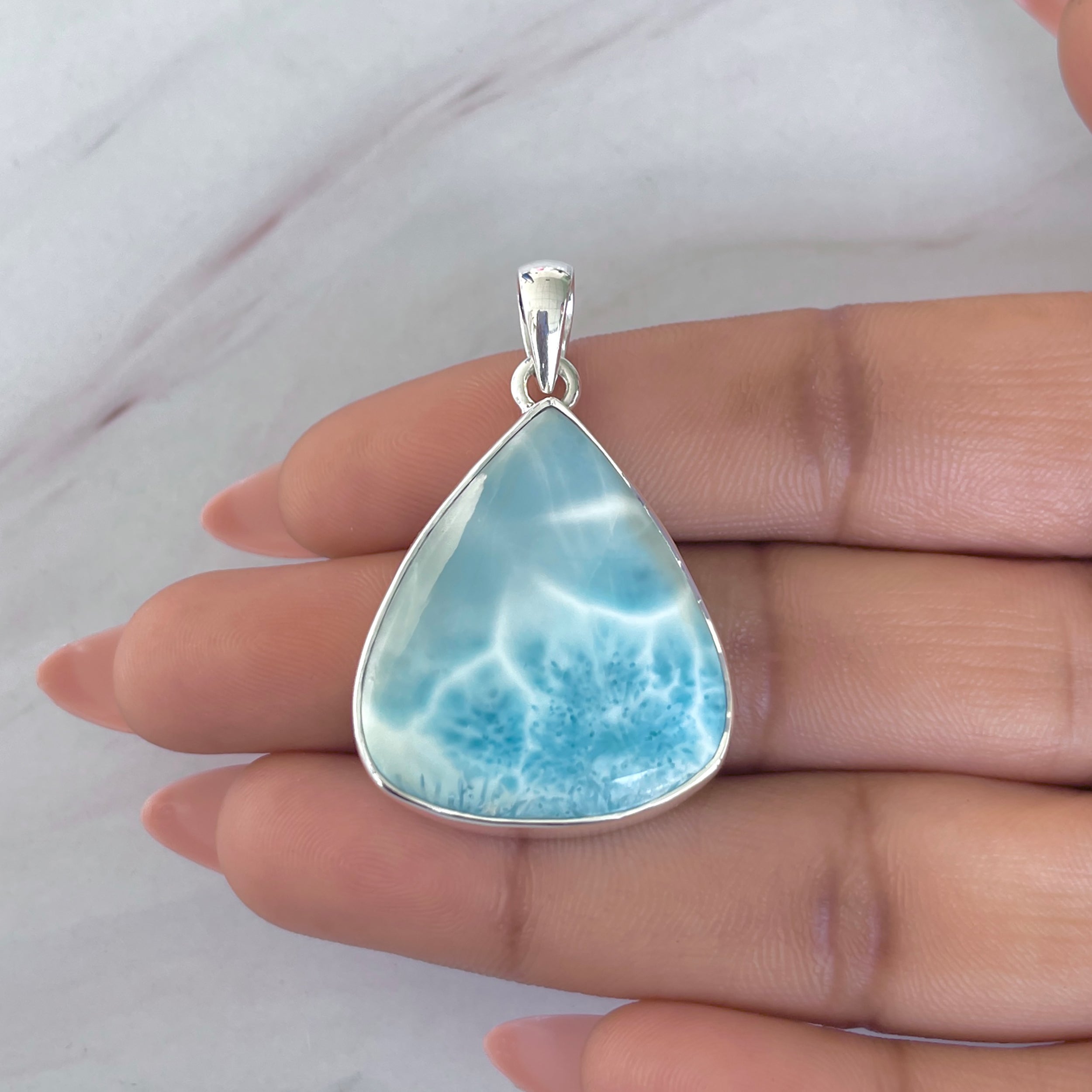 Larimar Pendant-(LAR-P-1937.)