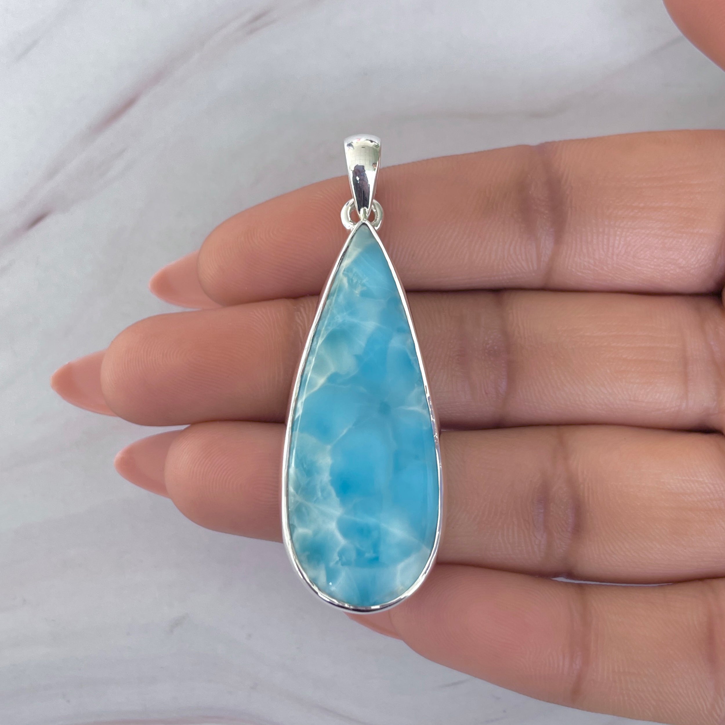 Larimar Pendant-(LAR-P-1939.)