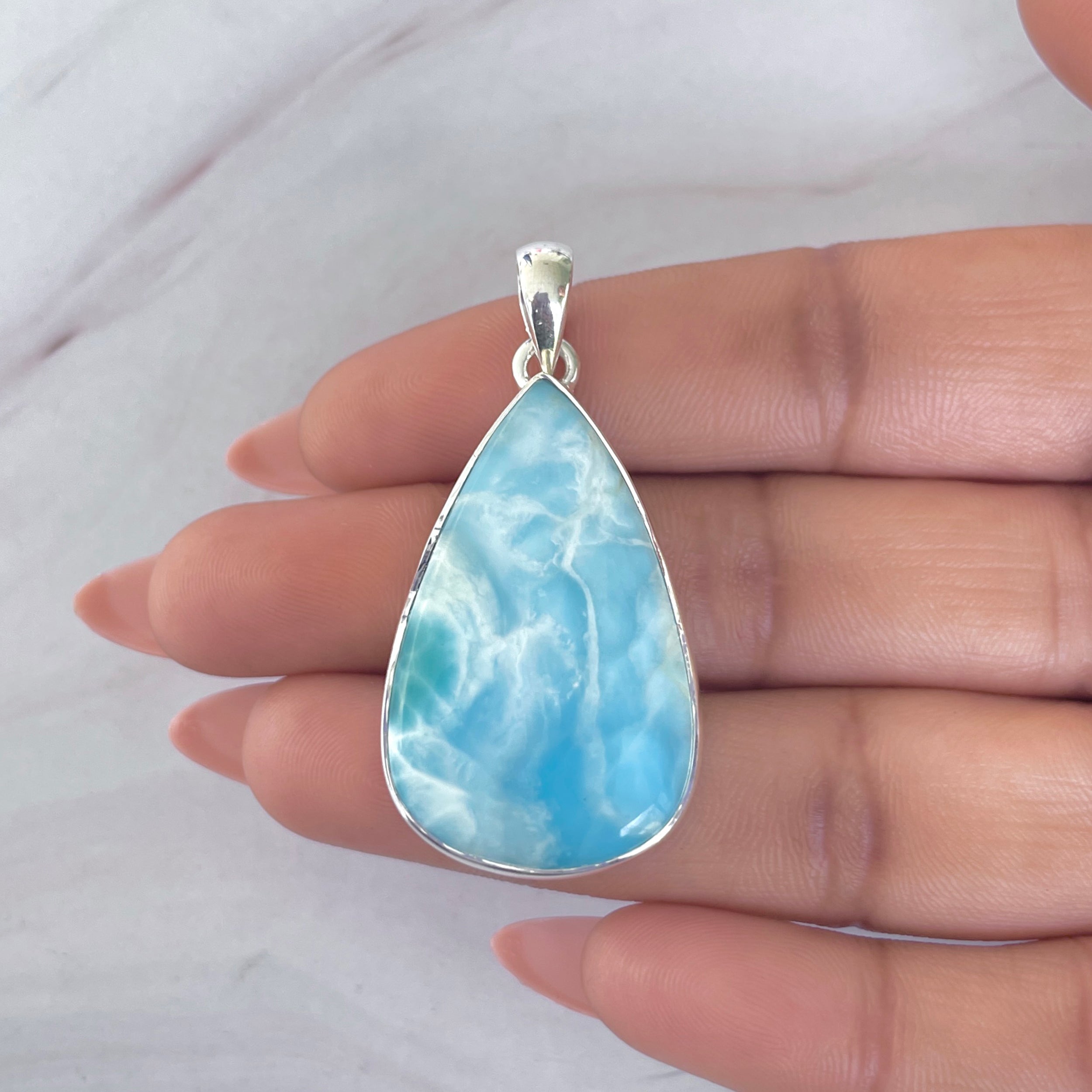 Larimar Pendant-(LAR-P-1941.)