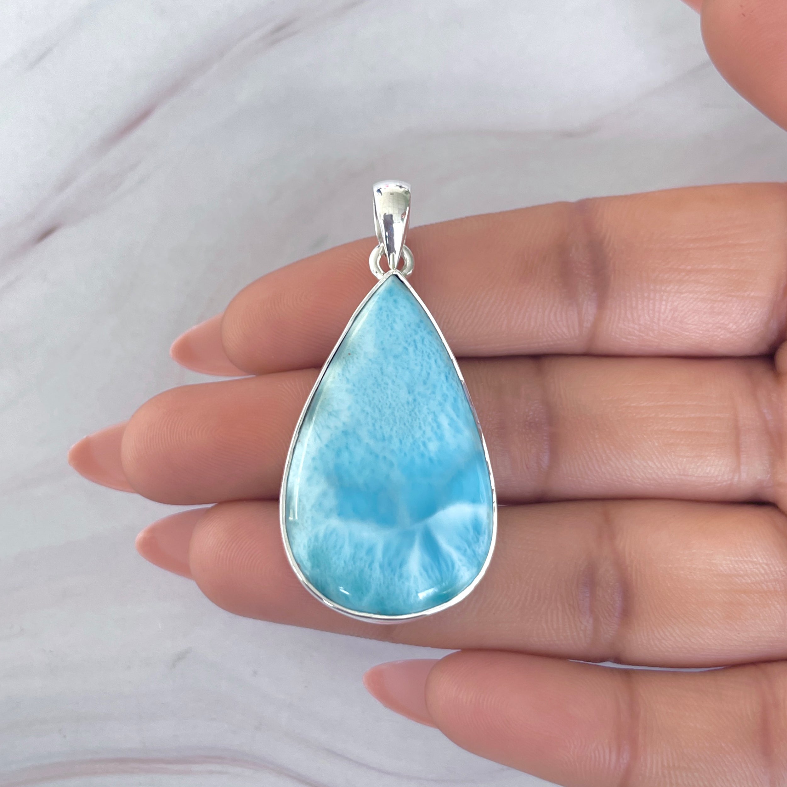 Larimar Pendant-(LAR-P-1942.)