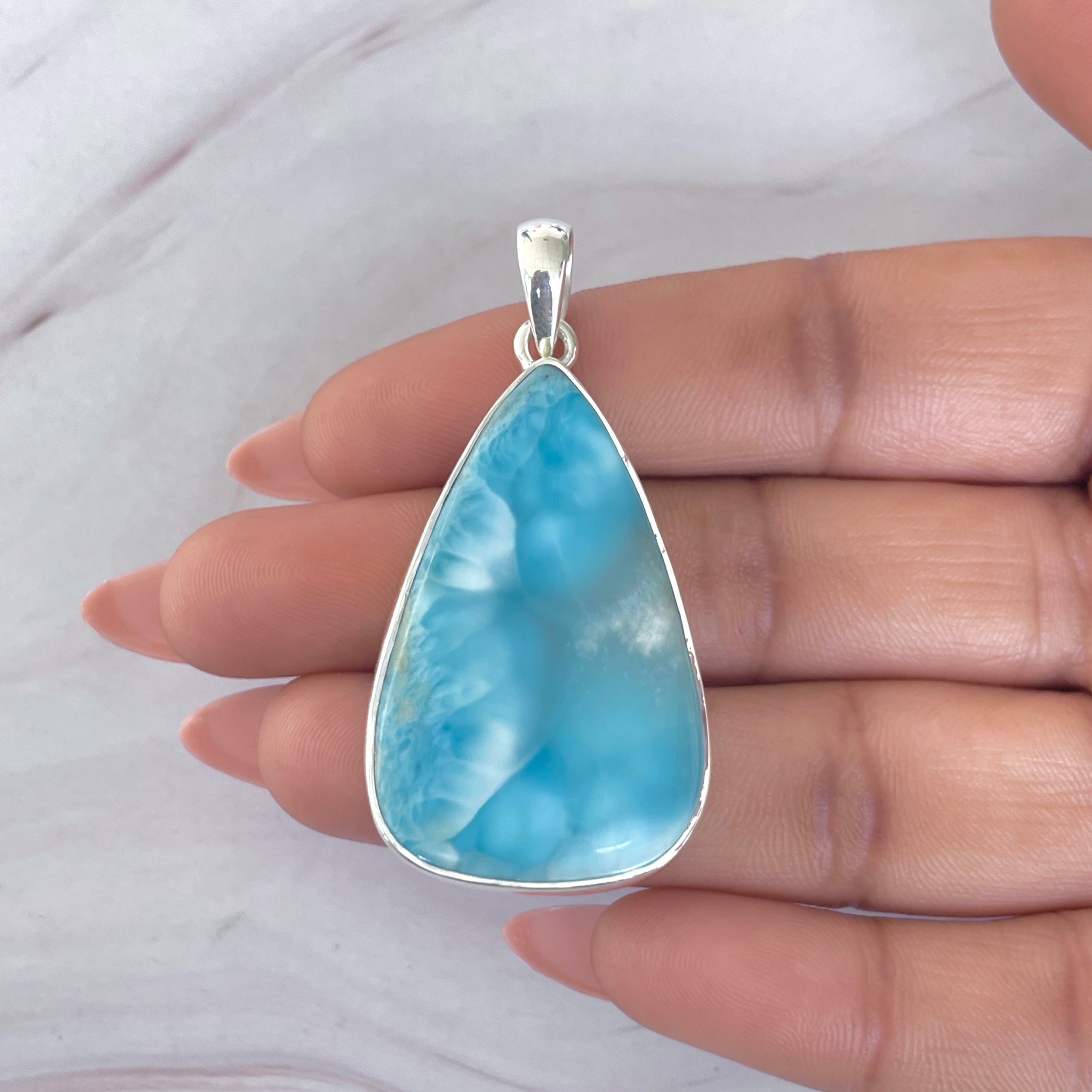 Larimar Pendant-(LAR-P-1943.)