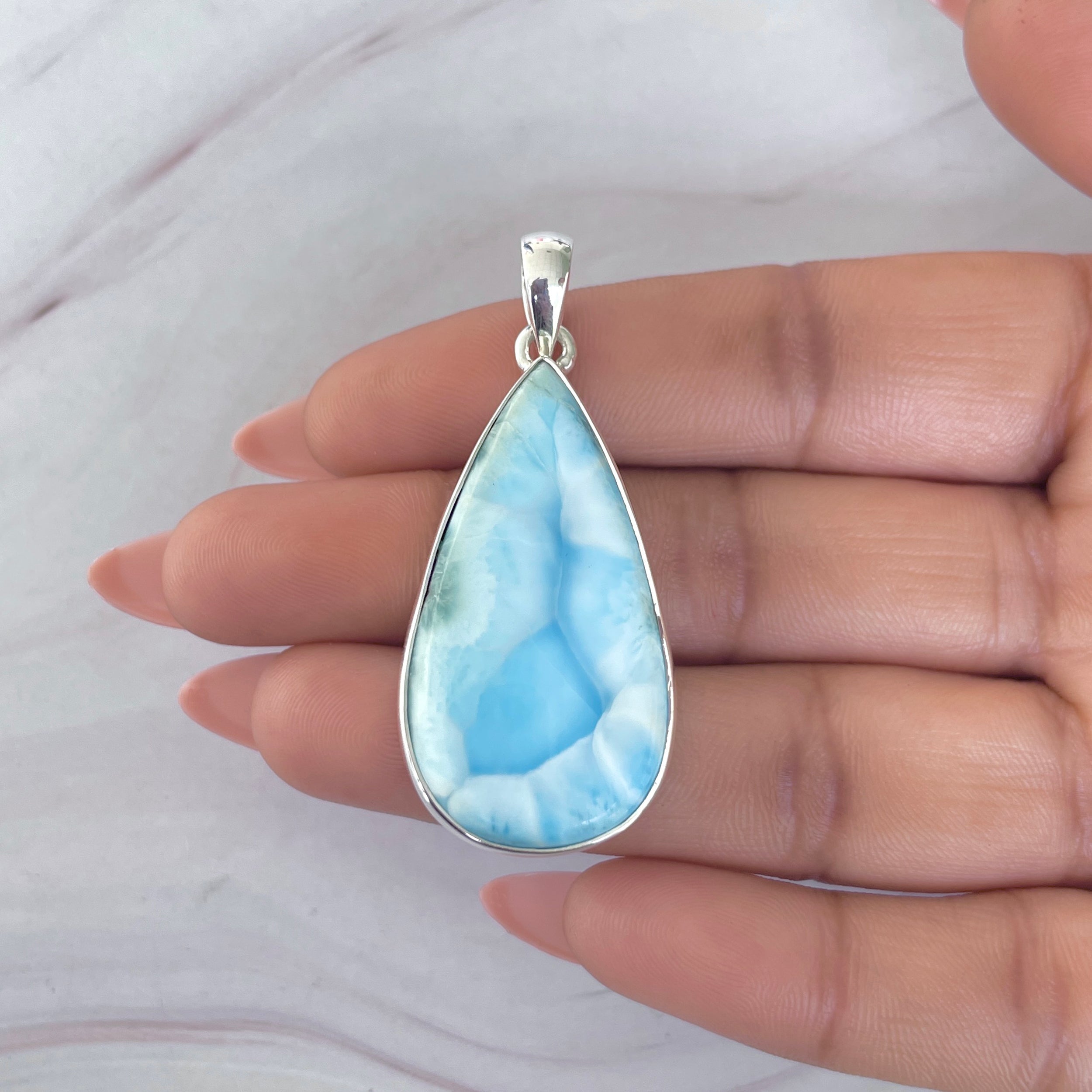 Larimar Pendant-(LAR-P-1945.)