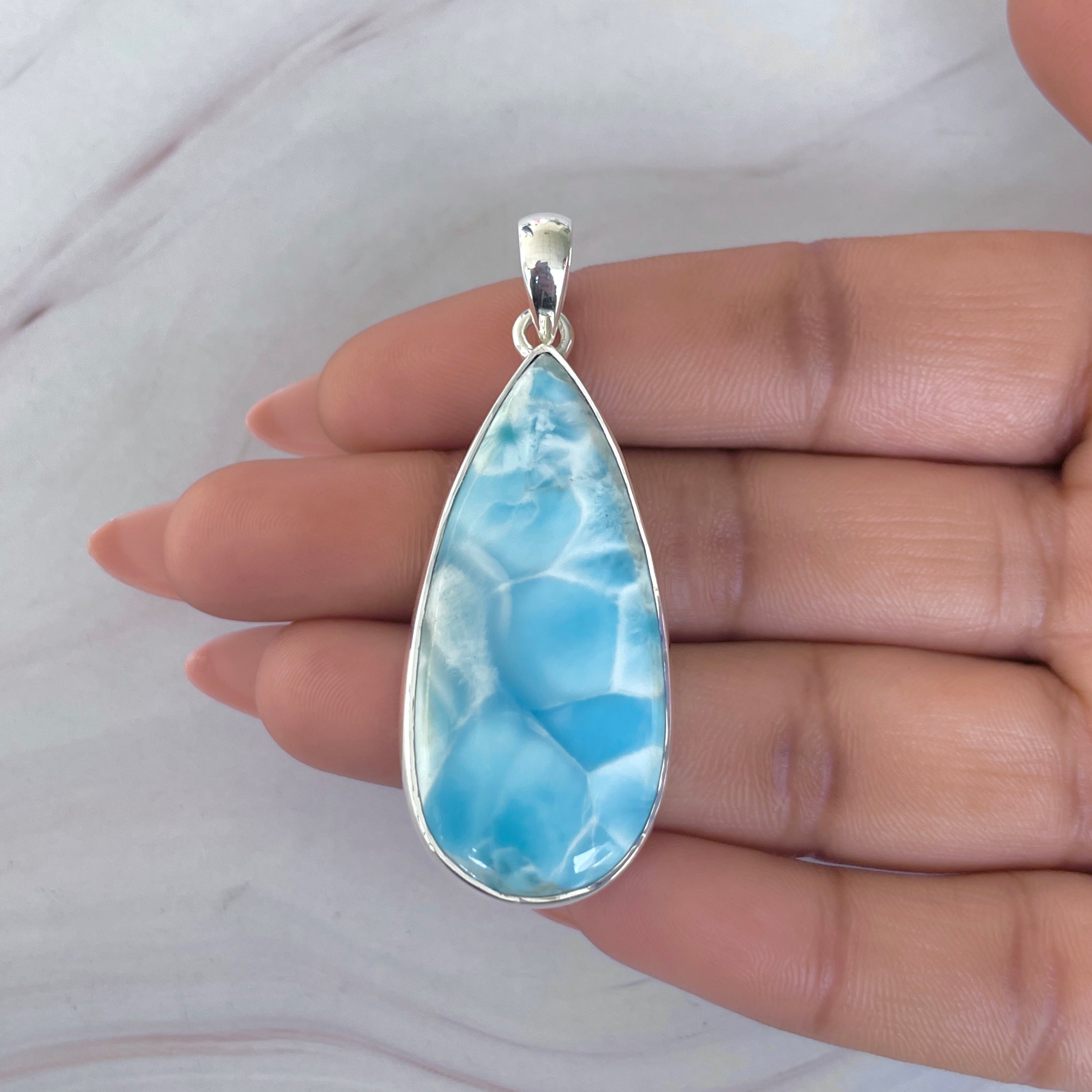 Larimar Pendant-(LAR-P-1946.)