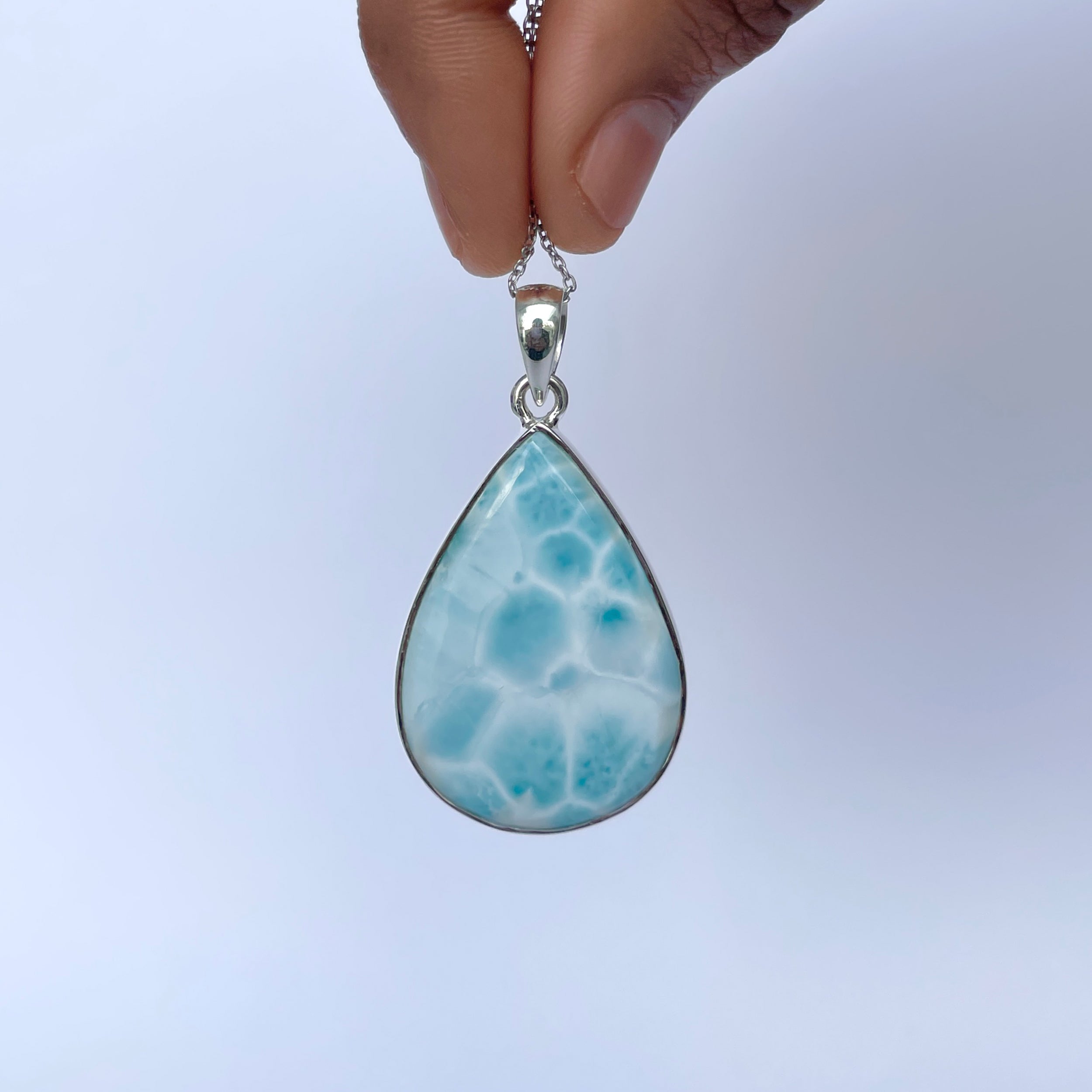 Larimar Pendant-(LAR-P-1947.)