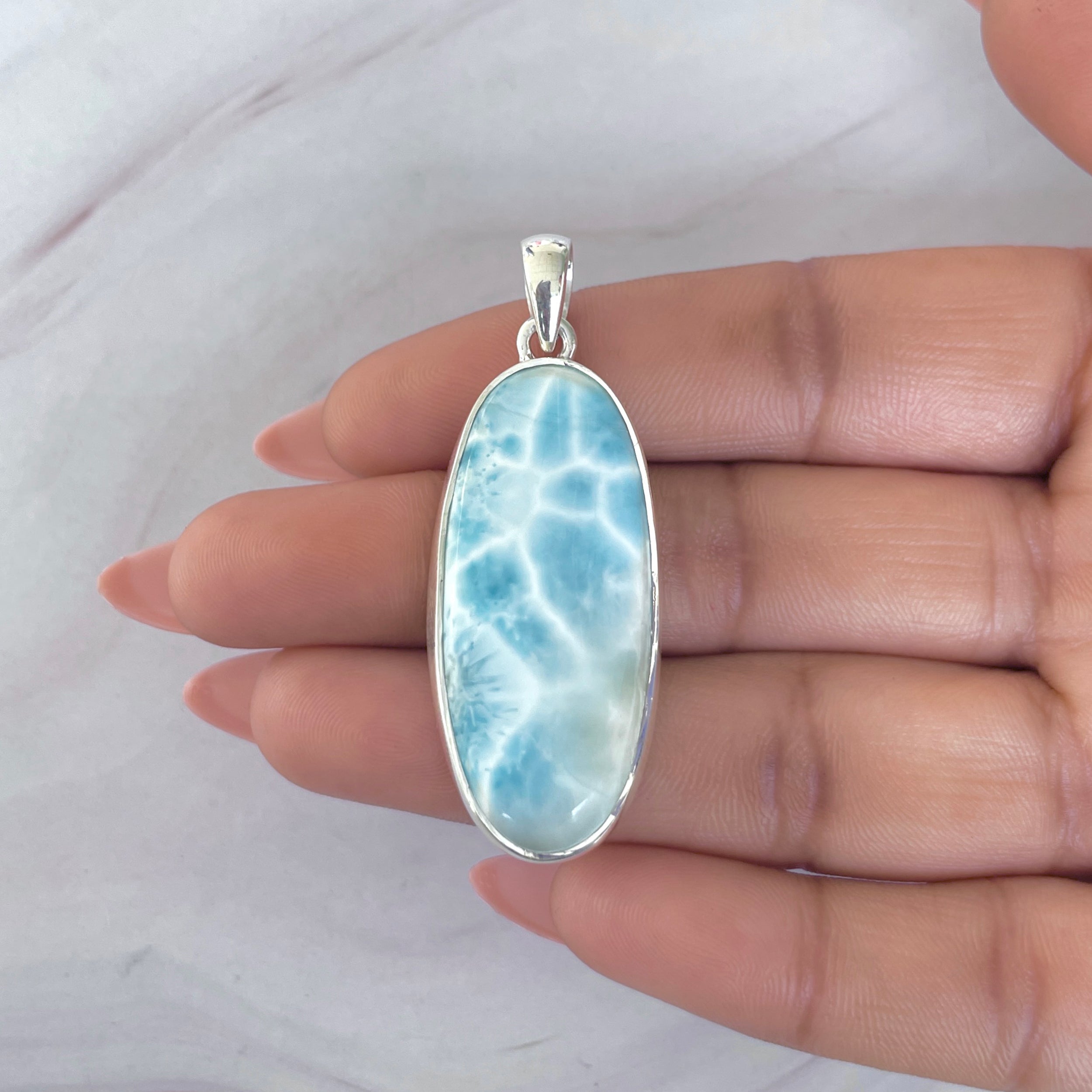 Larimar Pendant-(LAR-P-1948.)