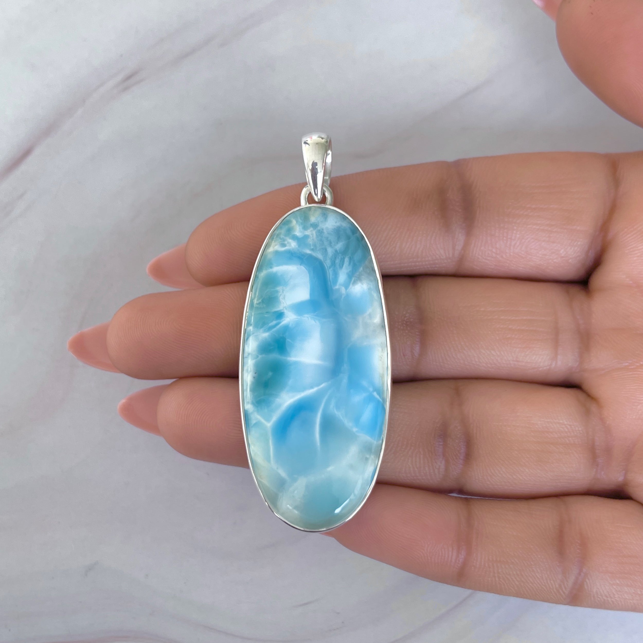 Larimar Pendant-(LAR-P-1950.)