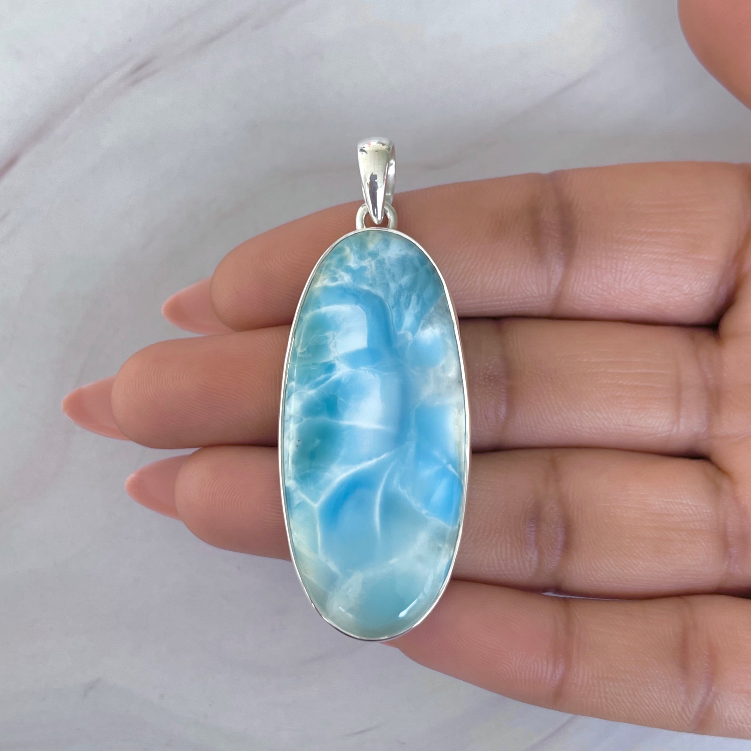 Larimar Pendant-(LAR-P-1950.)