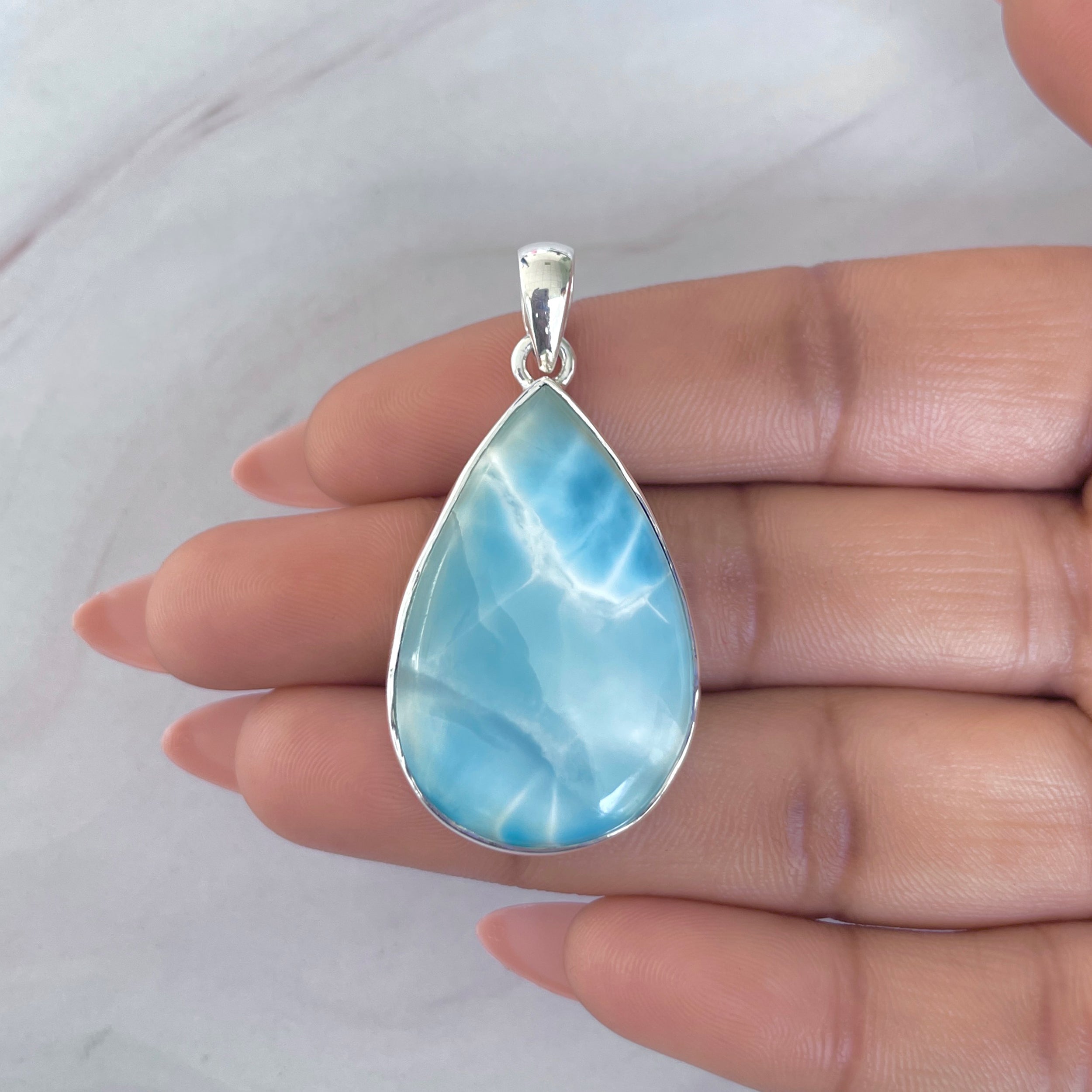 Larimar Pendant-(LAR-P-1951.)