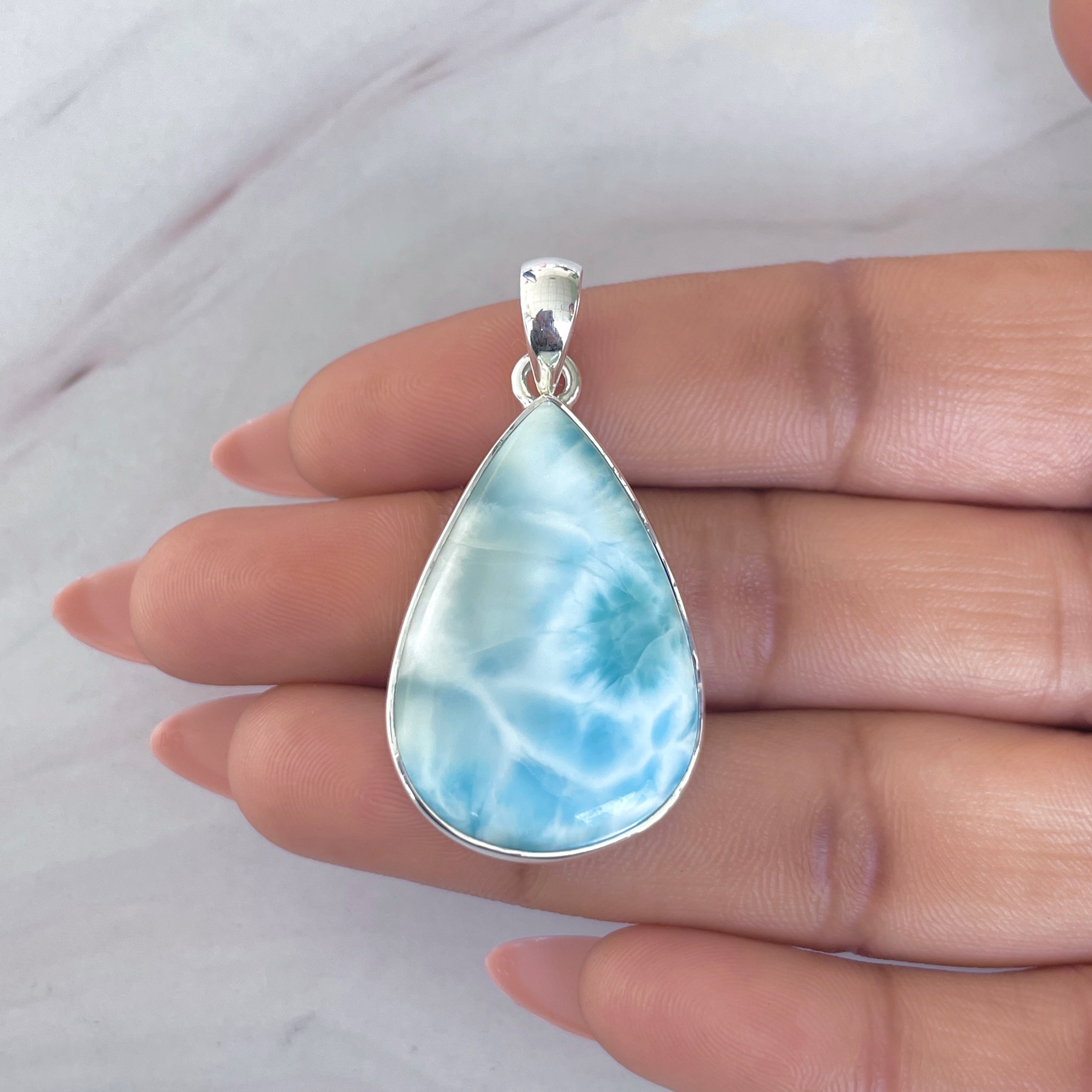 Larimar Pendant-(LAR-P-1954.)