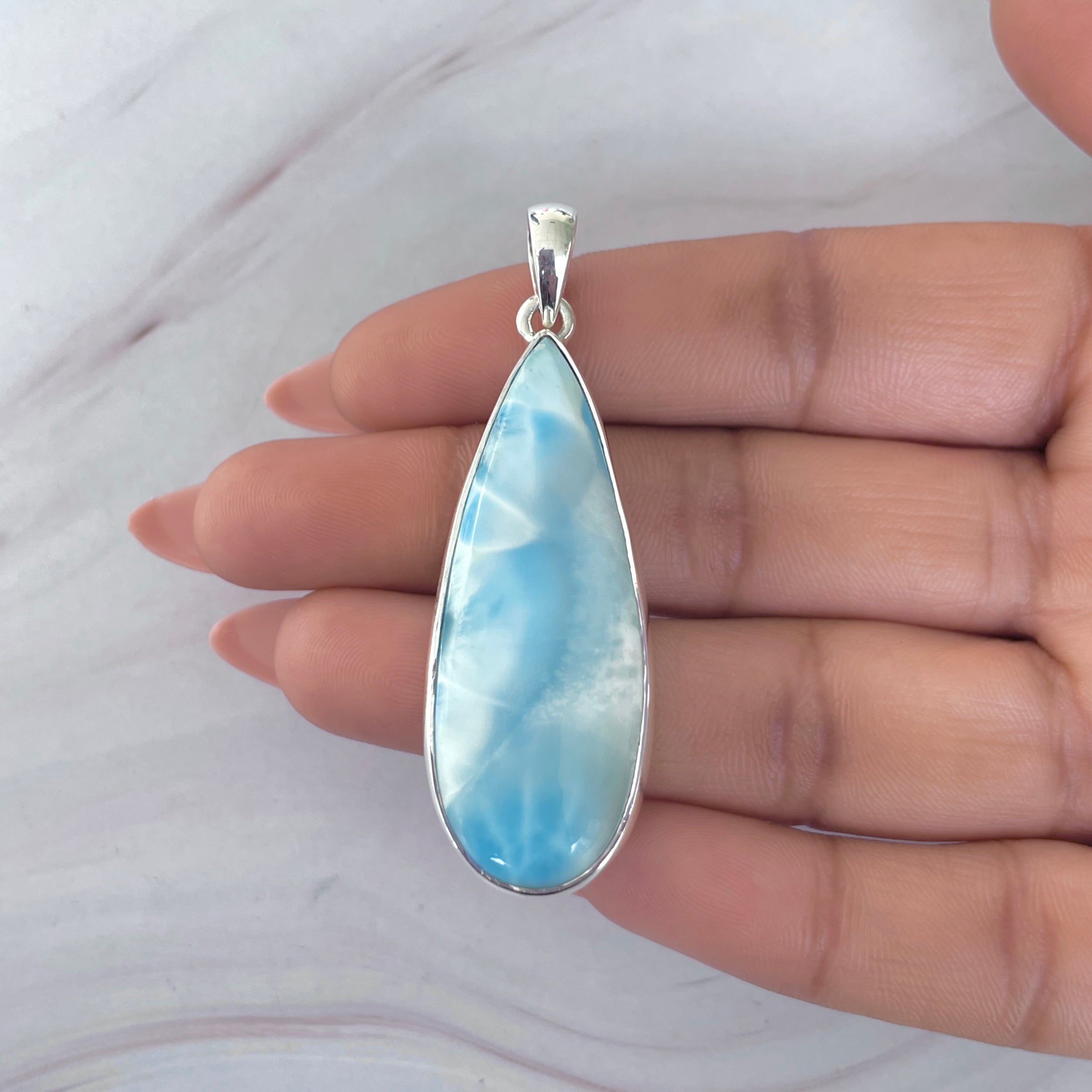 Larimar Pendant-(LAR-P-1955.)