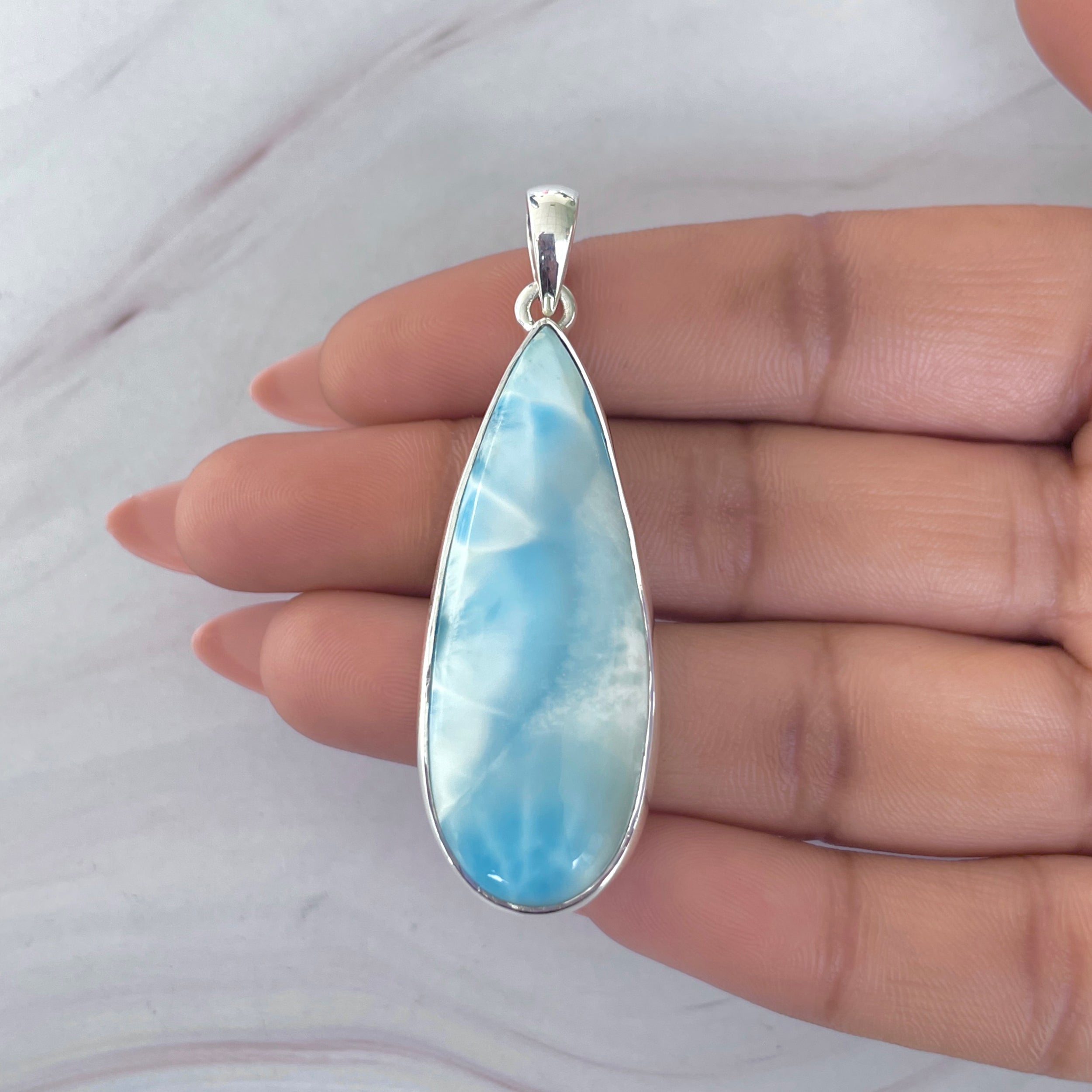 Larimar Pendant-(LAR-P-1955.)