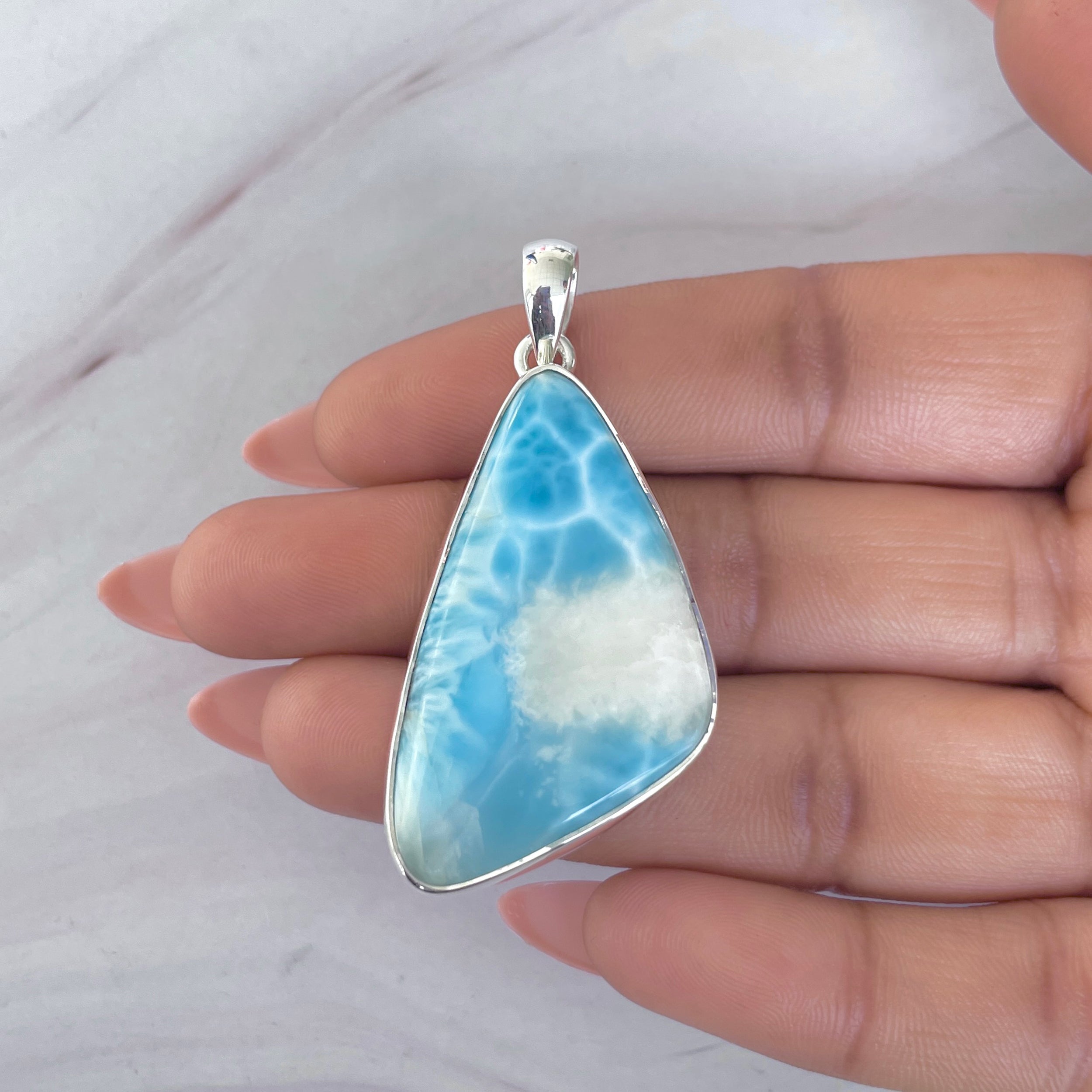 Larimar Pendant-(LAR-P-1956.)