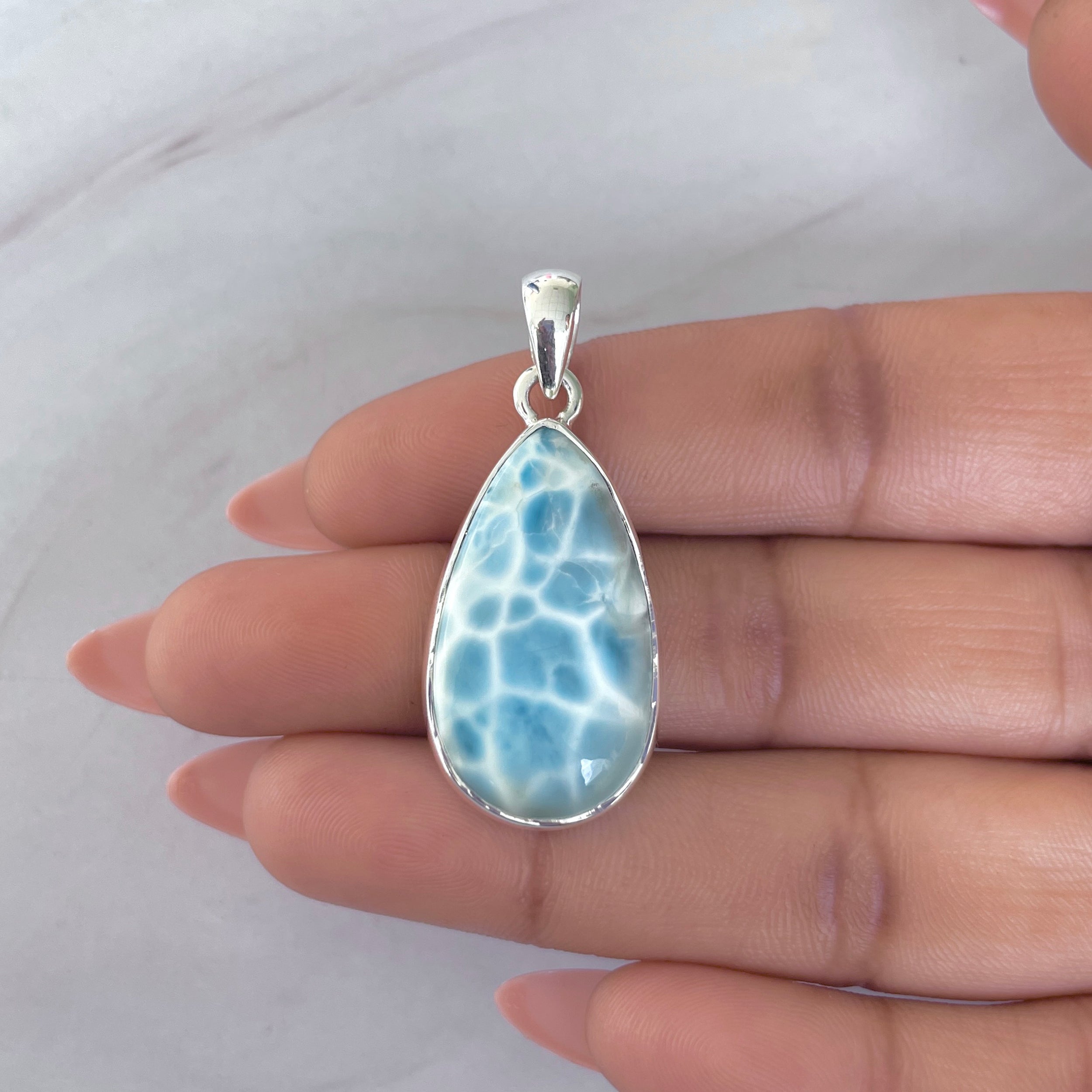 Larimar Pendant-(LAR-P-1960.)