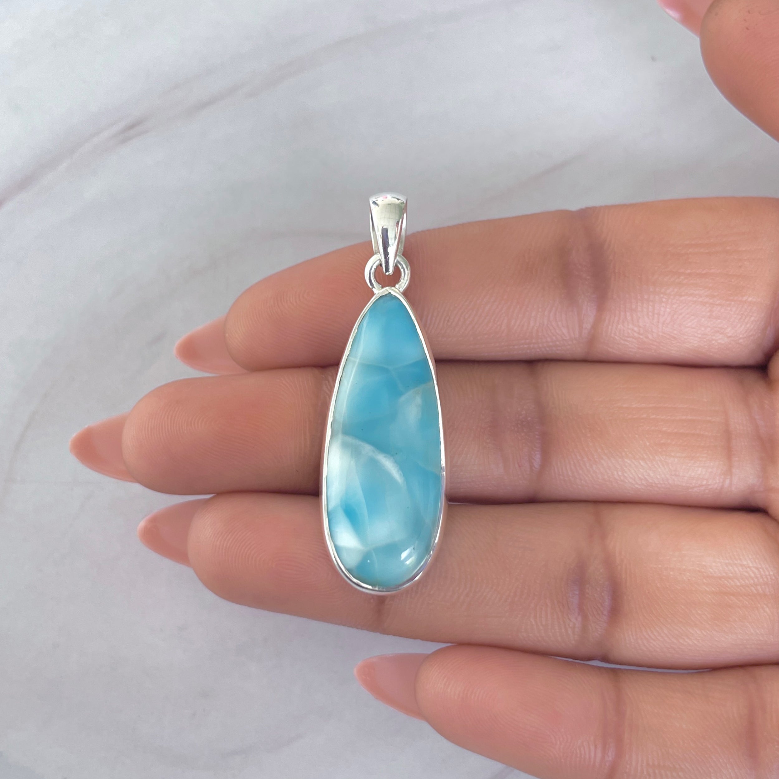 Larimar Pendant-(LAR-P-1961.)