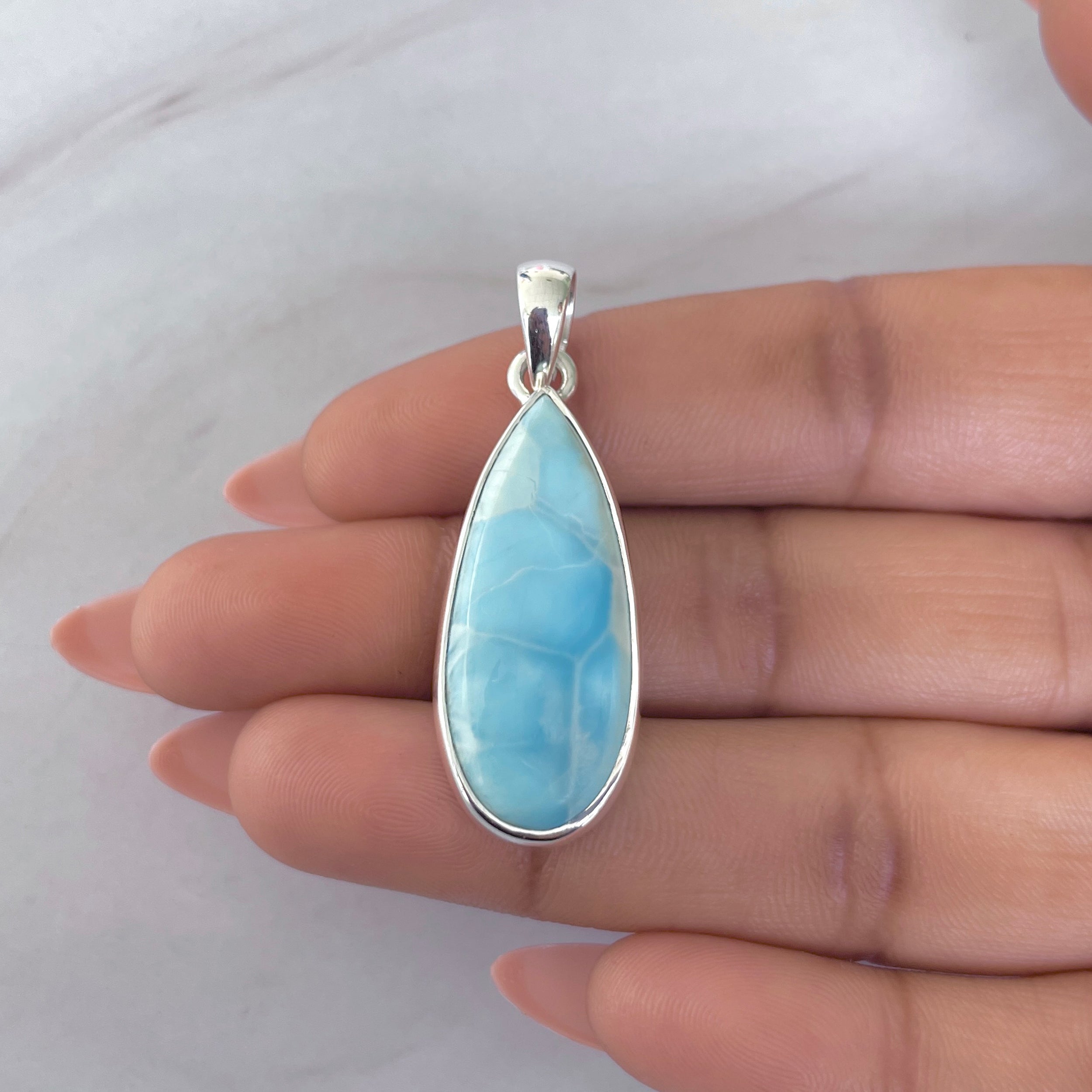 Larimar Pendant-(LAR-P-1962.)