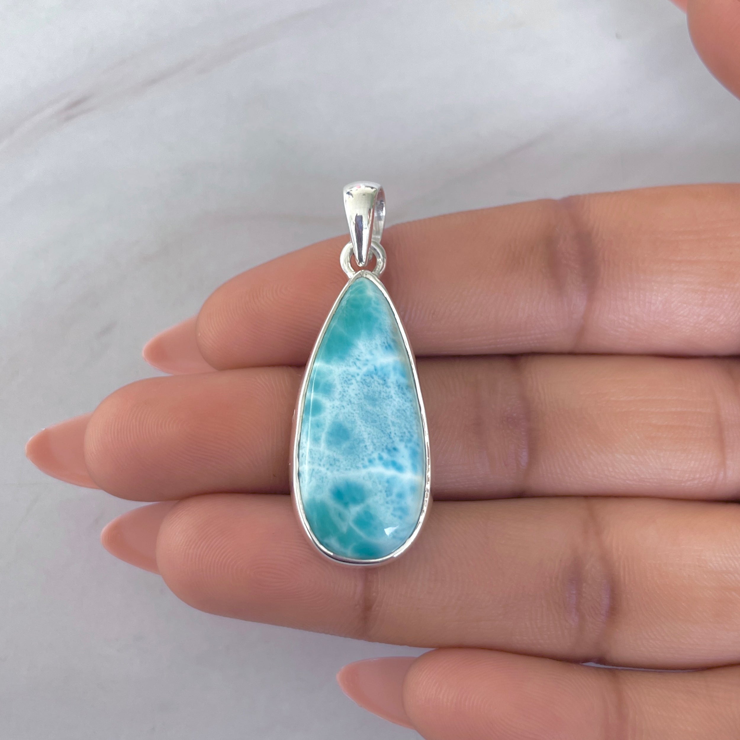 Larimar Pendant-(LAR-P-1963.)