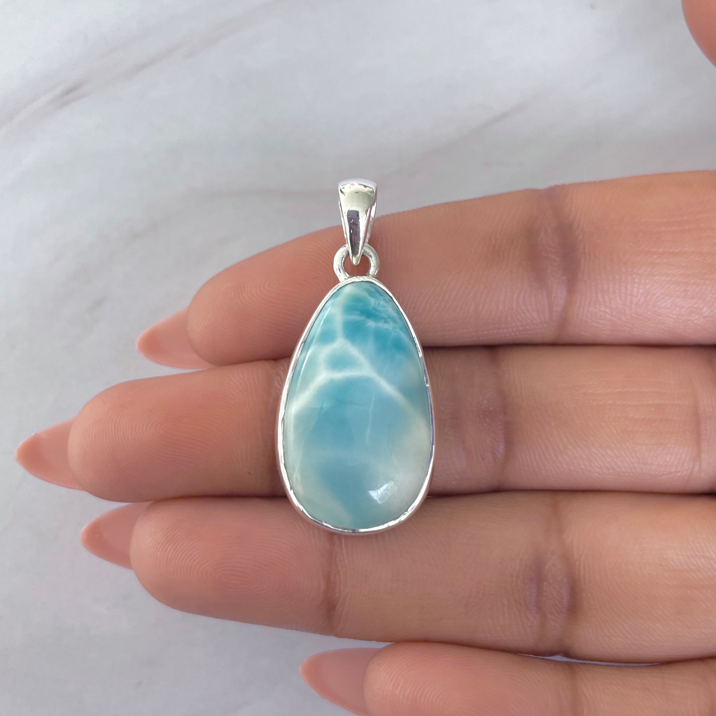 Larimar Pendant-(LAR-P-1965.)