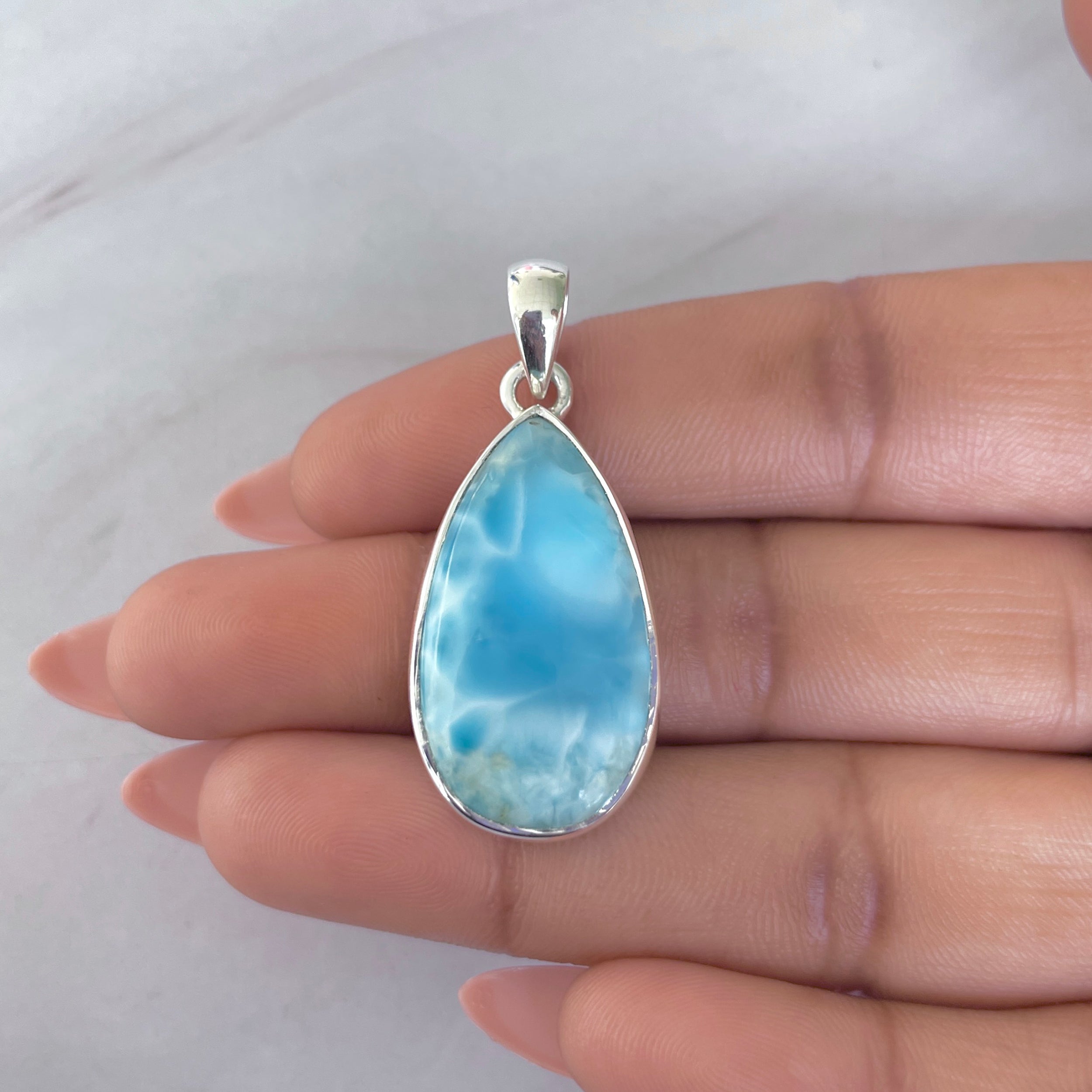 Larimar Pendant-(LAR-P-1966.)