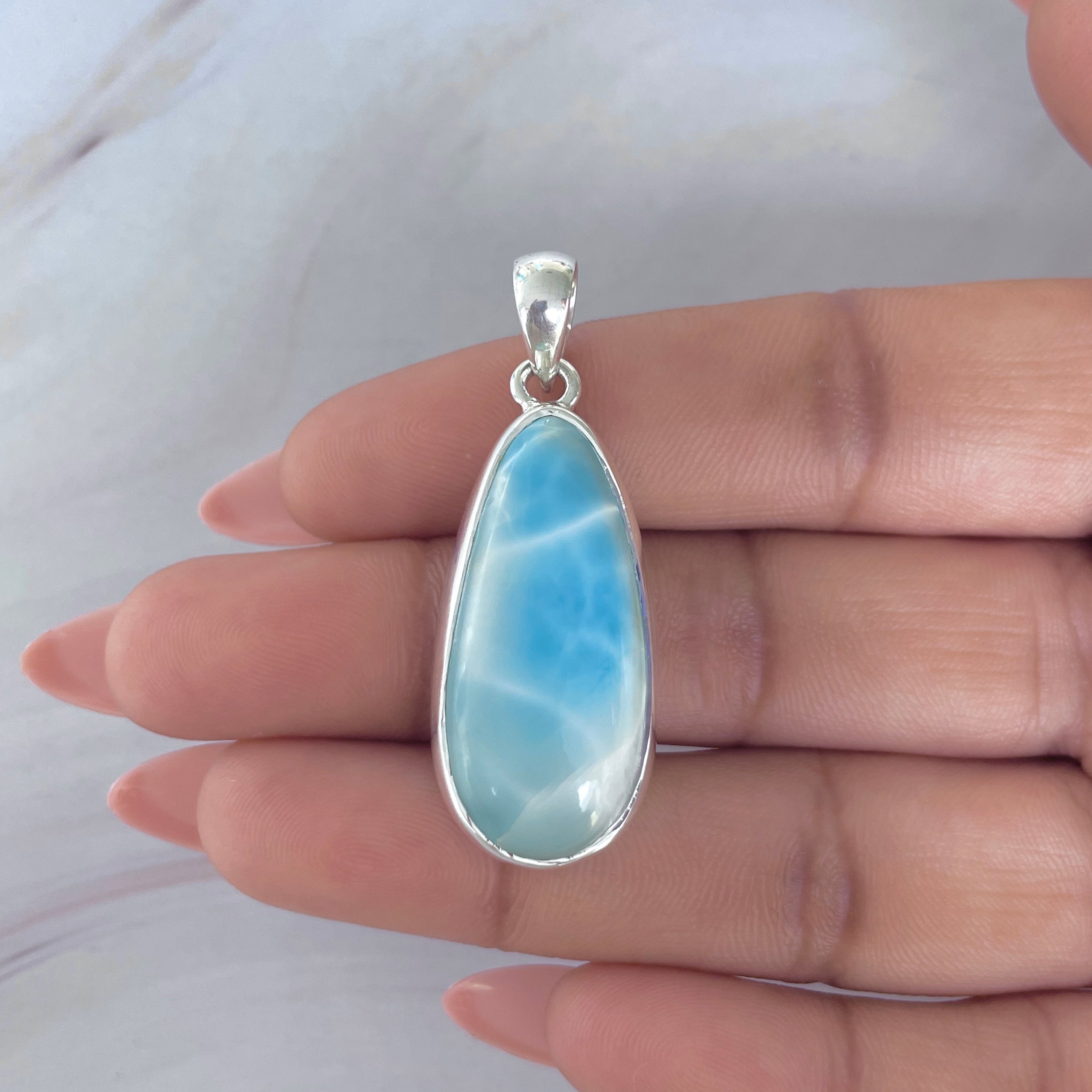 Larimar Pendant-(LAR-P-1967.)