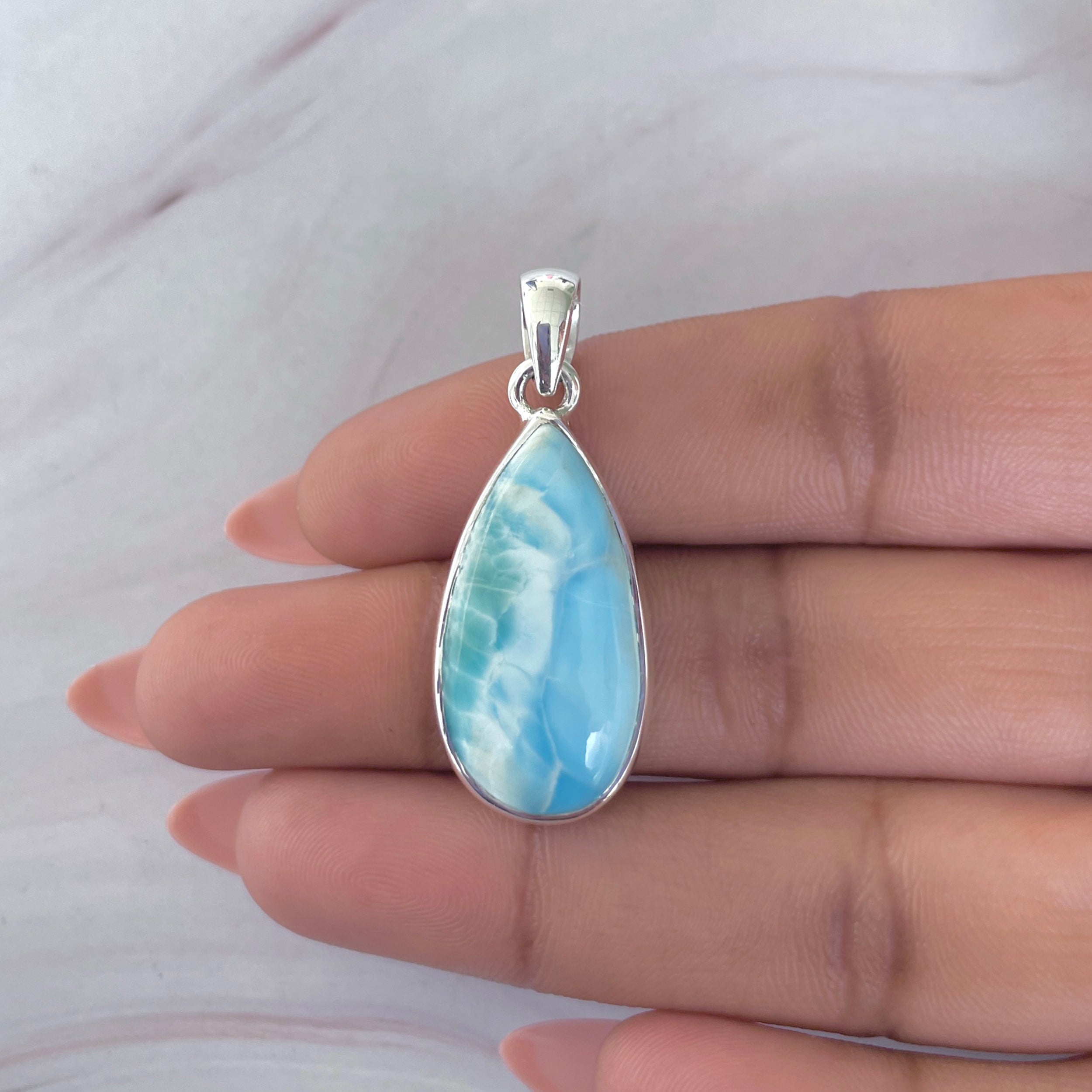 Larimar Pendant-(LAR-P-1968.)