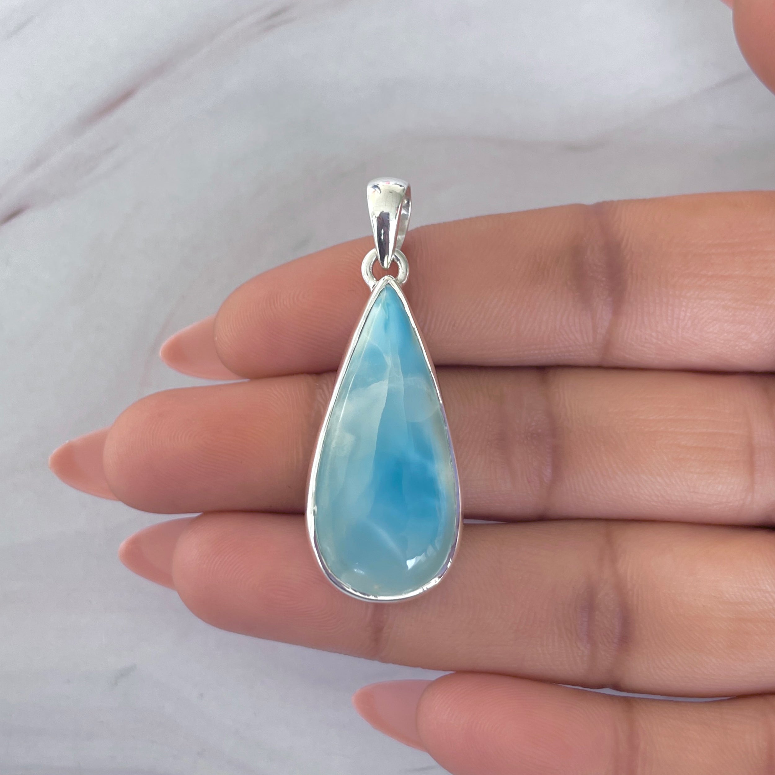 Larimar Pendant-(LAR-P-1972.)